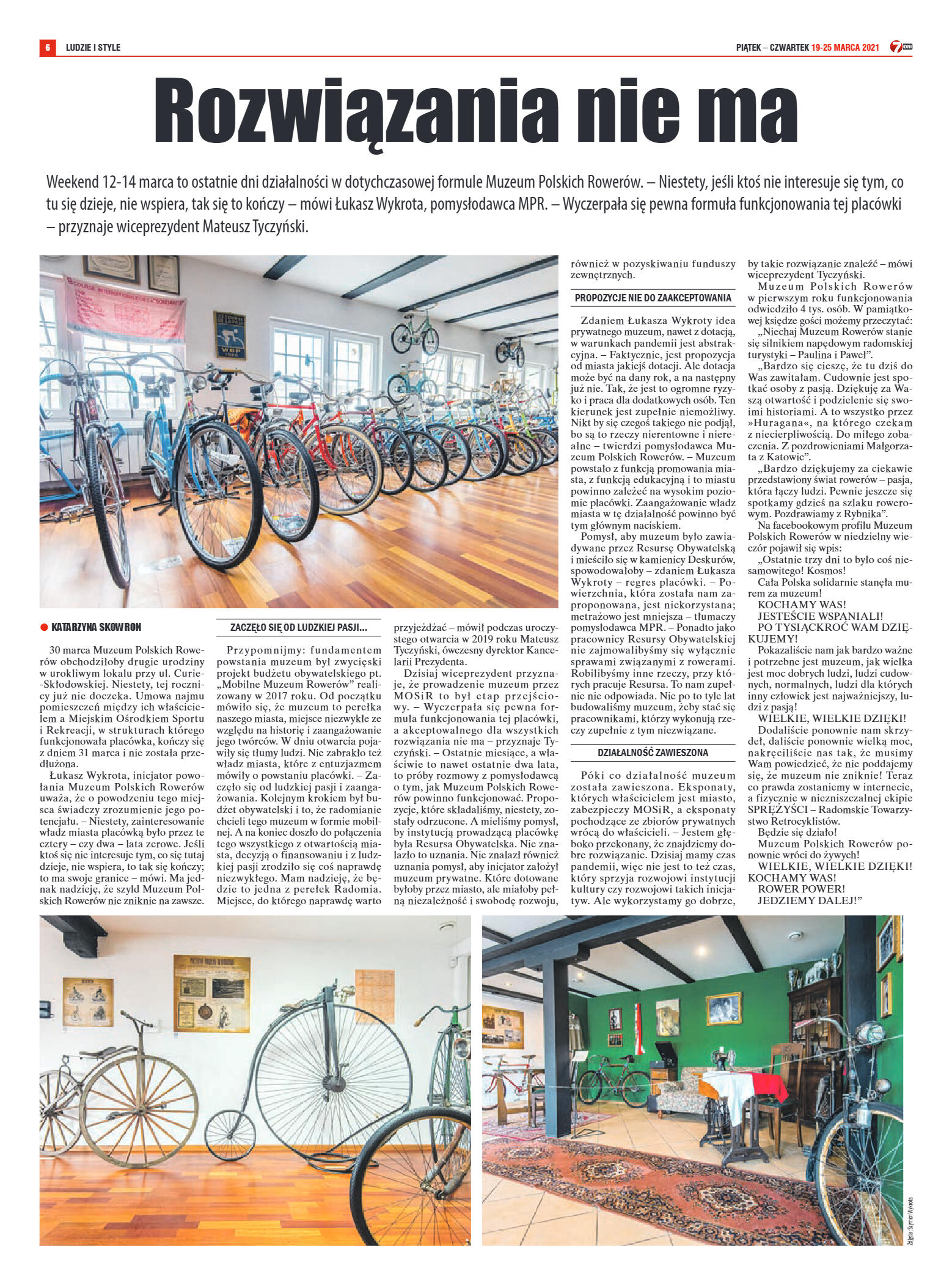 Tygodnik "7 Dni" nr 758 z 19.03.2021 r. - strona 6