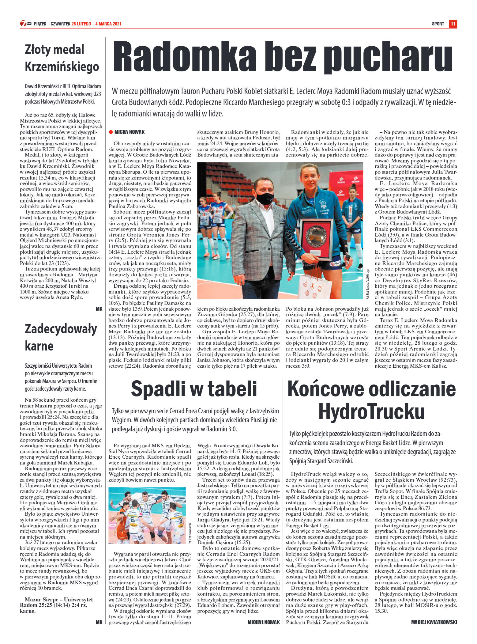 Tygodnik "7 Dni" nr 755 z 26.02.2021 r. - strona 11