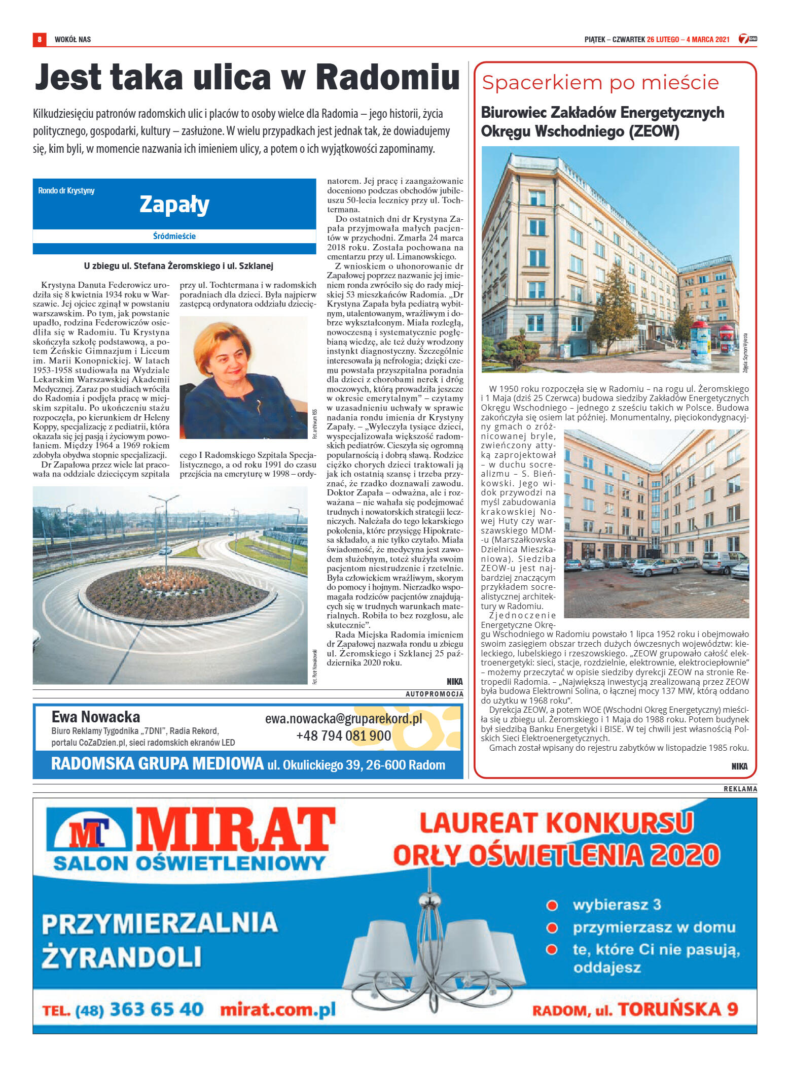 Tygodnik "7 Dni" nr 755 z 26.02.2021 r. - strona 8