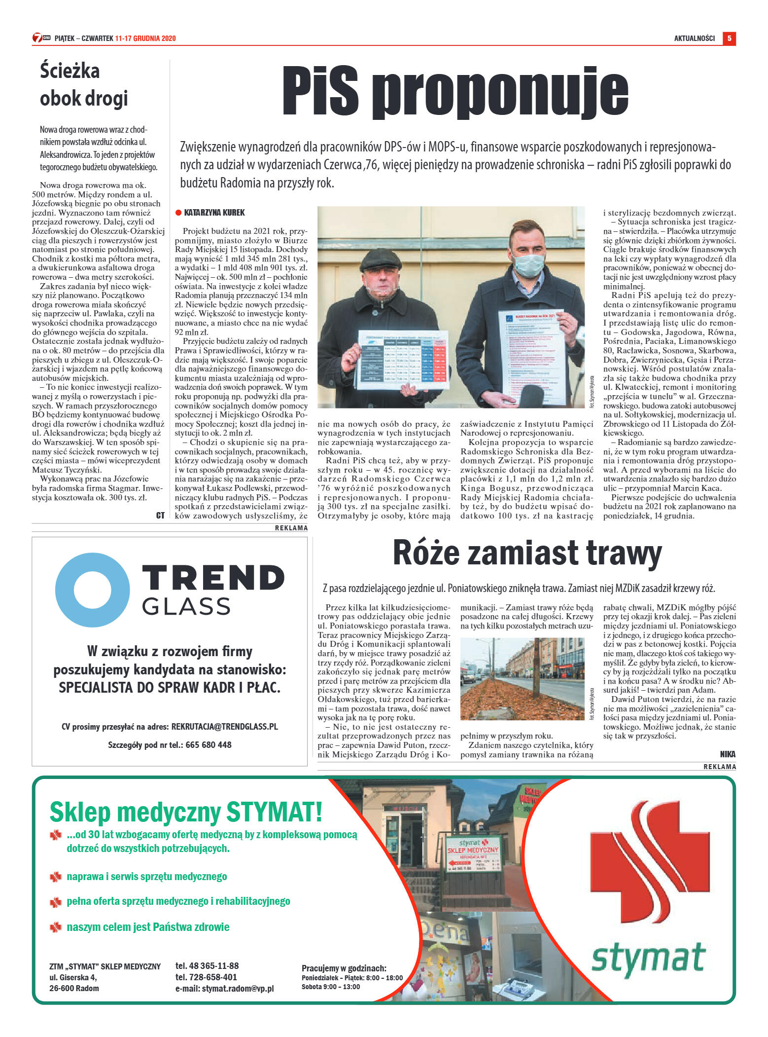 Tygodnik "7 Dni" nr 746 z 11.12.2020 - strona 5