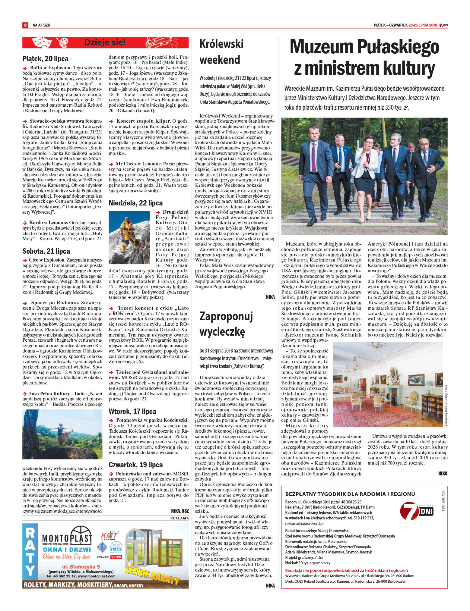 Tygodnik "7 Dni" nr 644 z 20.07.2018 - strona 2