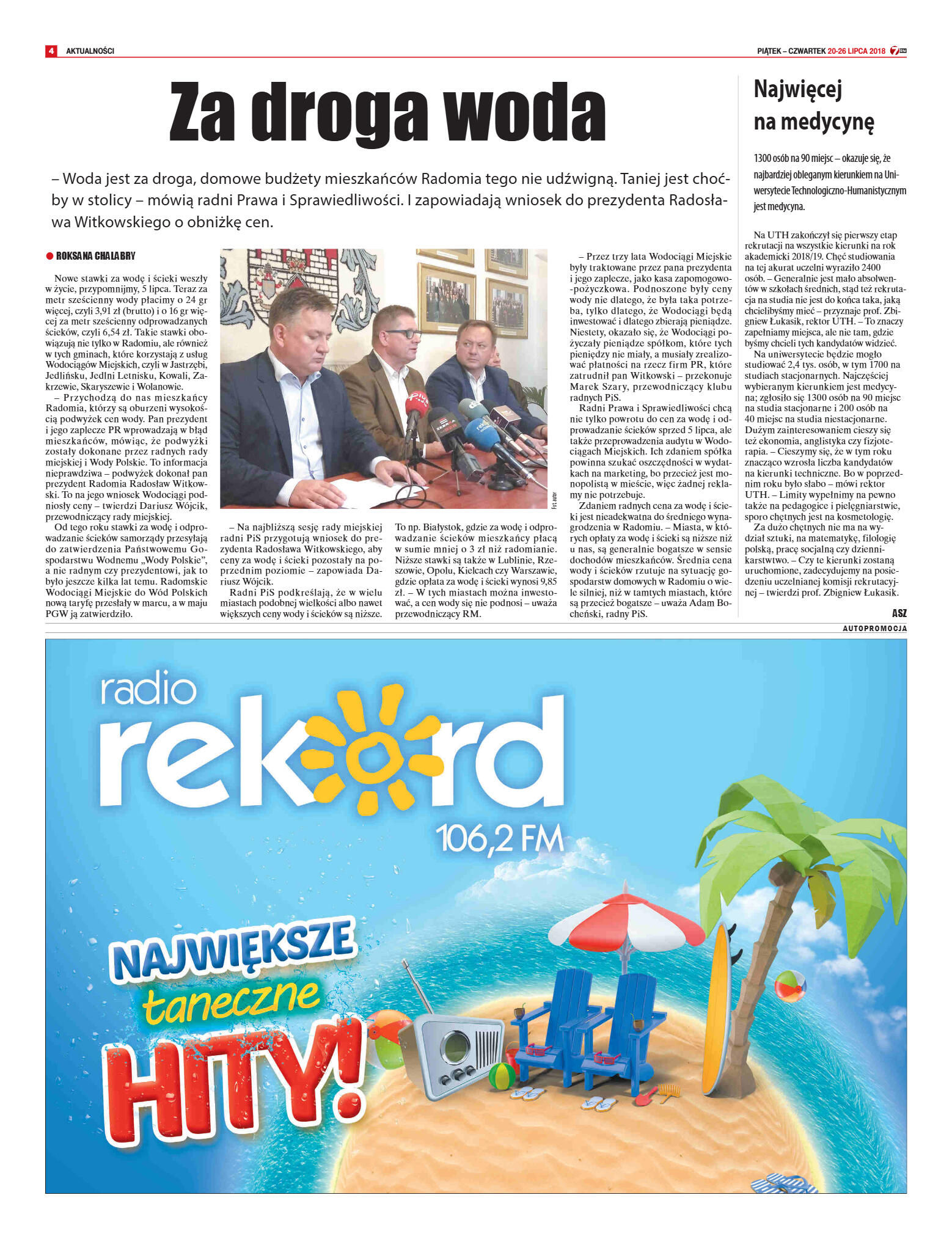 Tygodnik "7 Dni" nr 644 z 20.07.2018 - strona 4