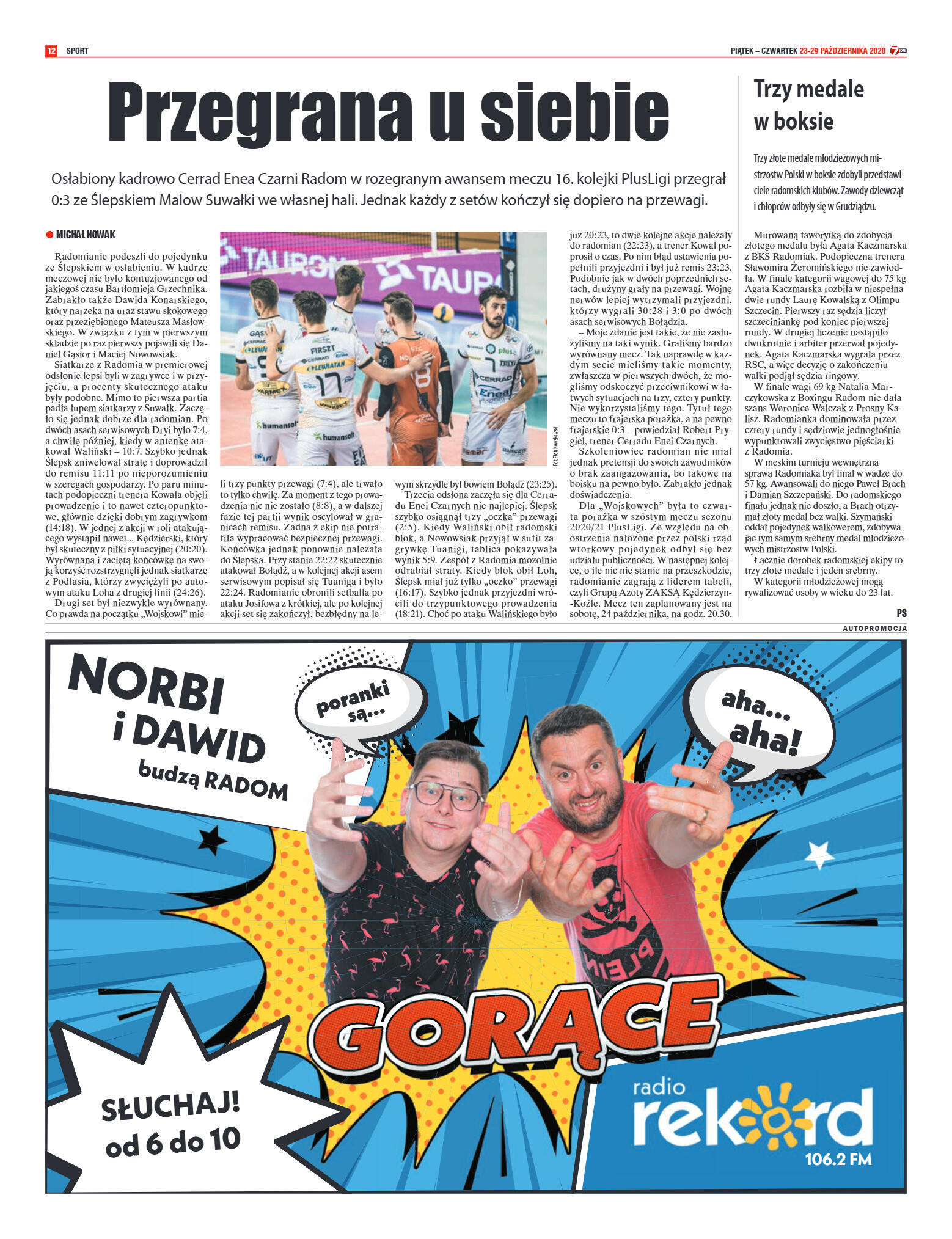 Tygodnik "7 Dni" nr 741 z 23.10.2020 - strona 12