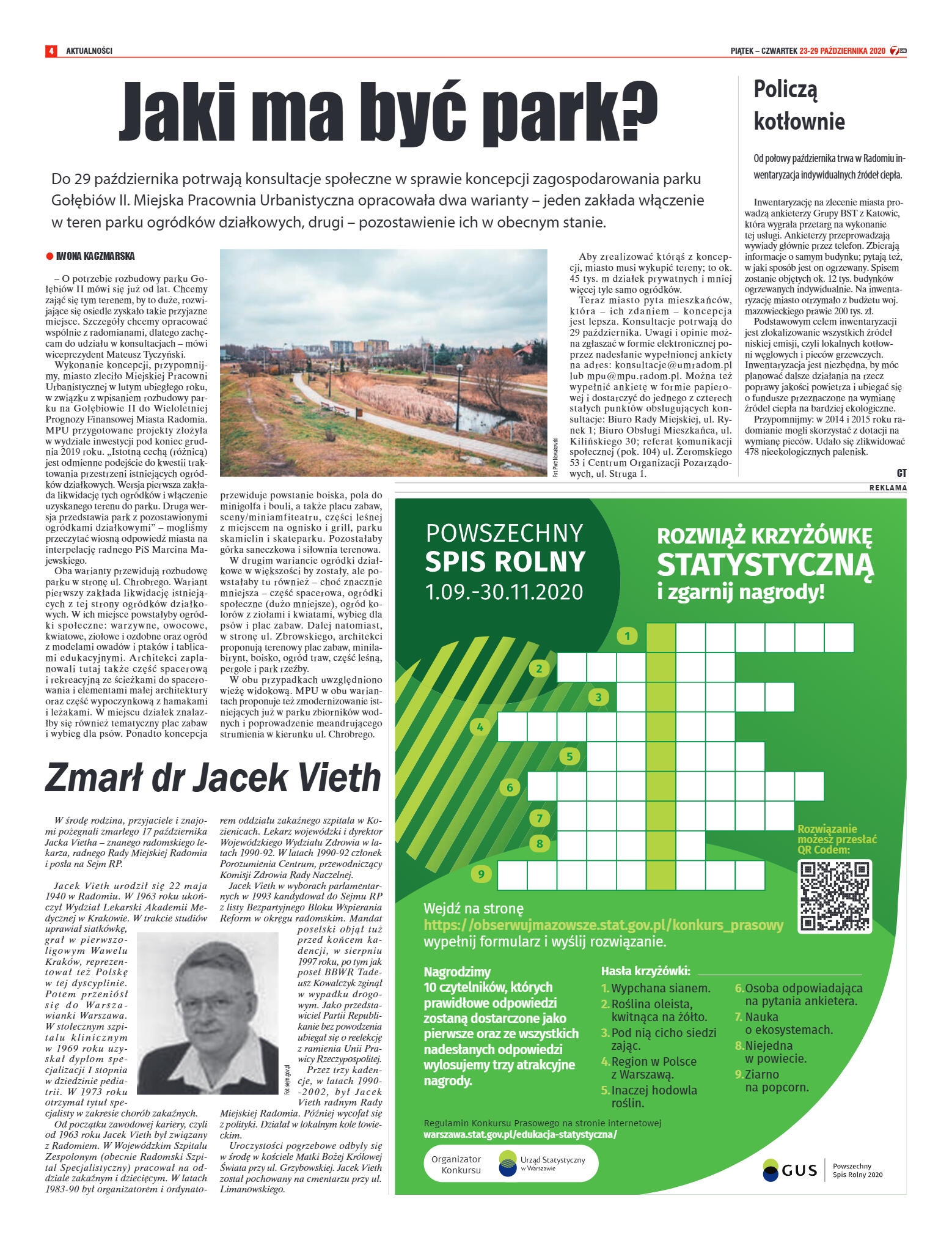 Tygodnik "7 Dni" nr 741 z 23.10.2020 - strona 4