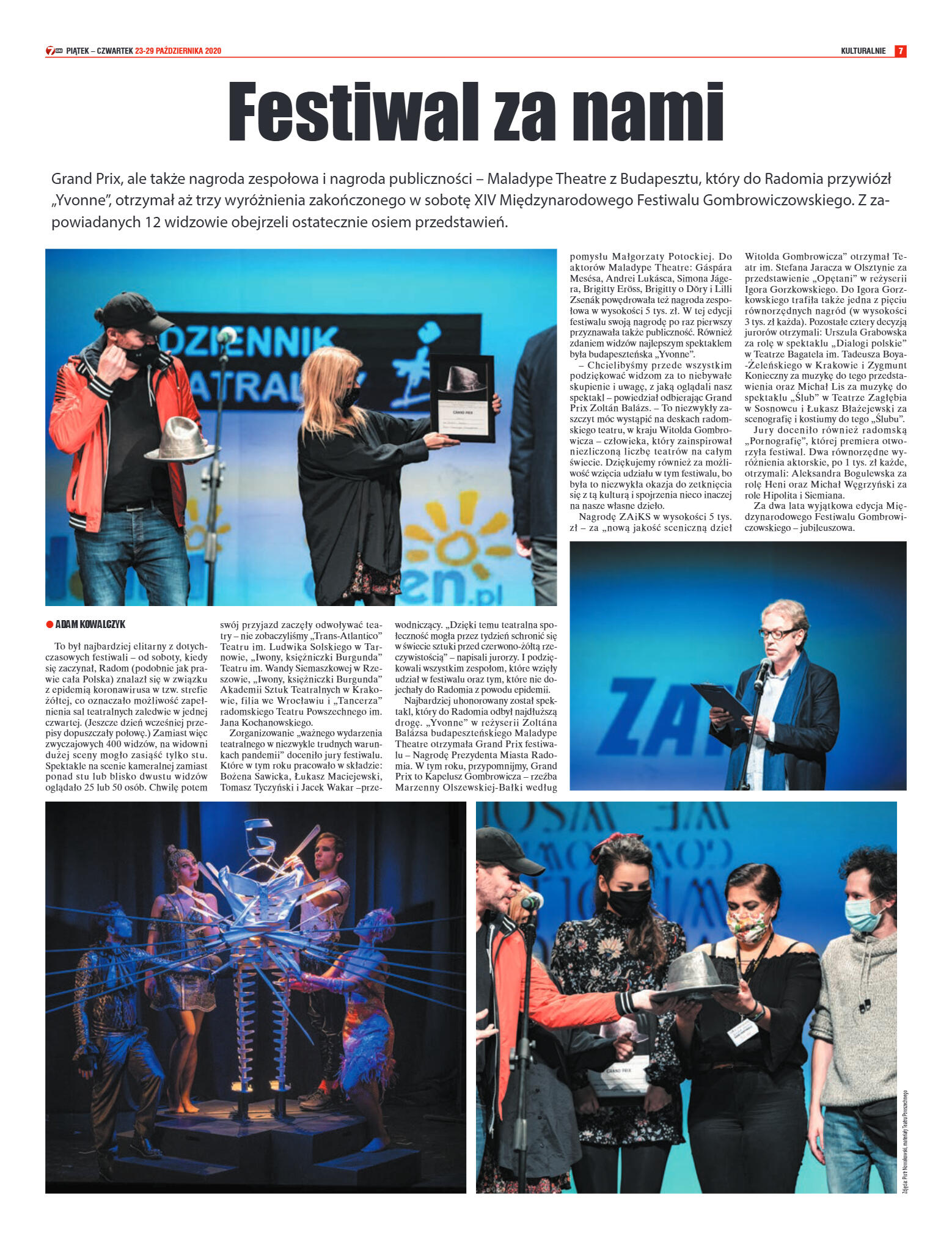 Tygodnik "7 Dni" nr 741 z 23.10.2020 - strona 7
