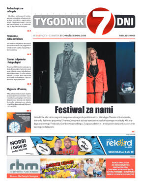 Tygodnik "7 Dni" nr 741 z 23.10.2020 - strona 1