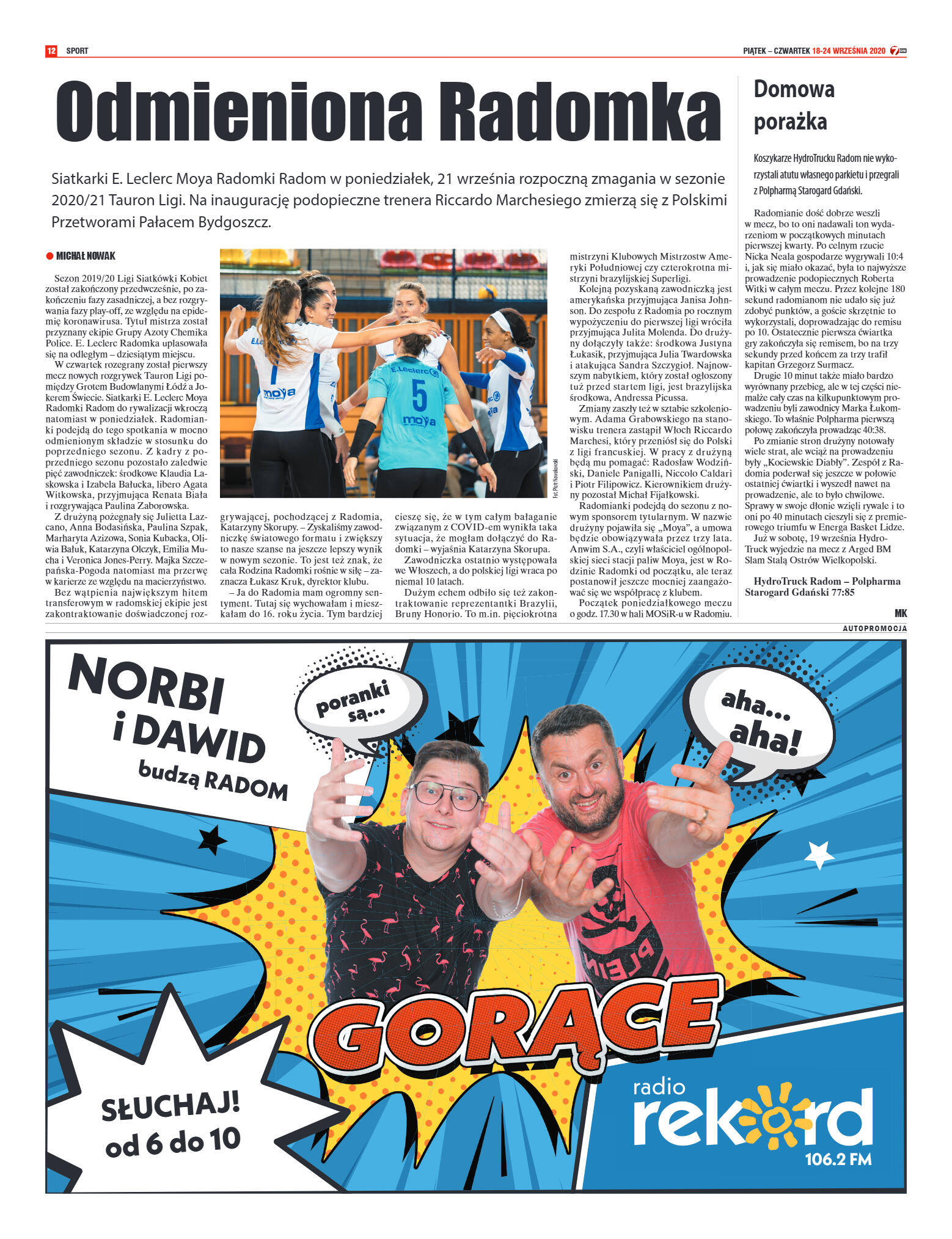 Tygodnik „7 Dni” nr 737 z 18.09.2020 - strona 12