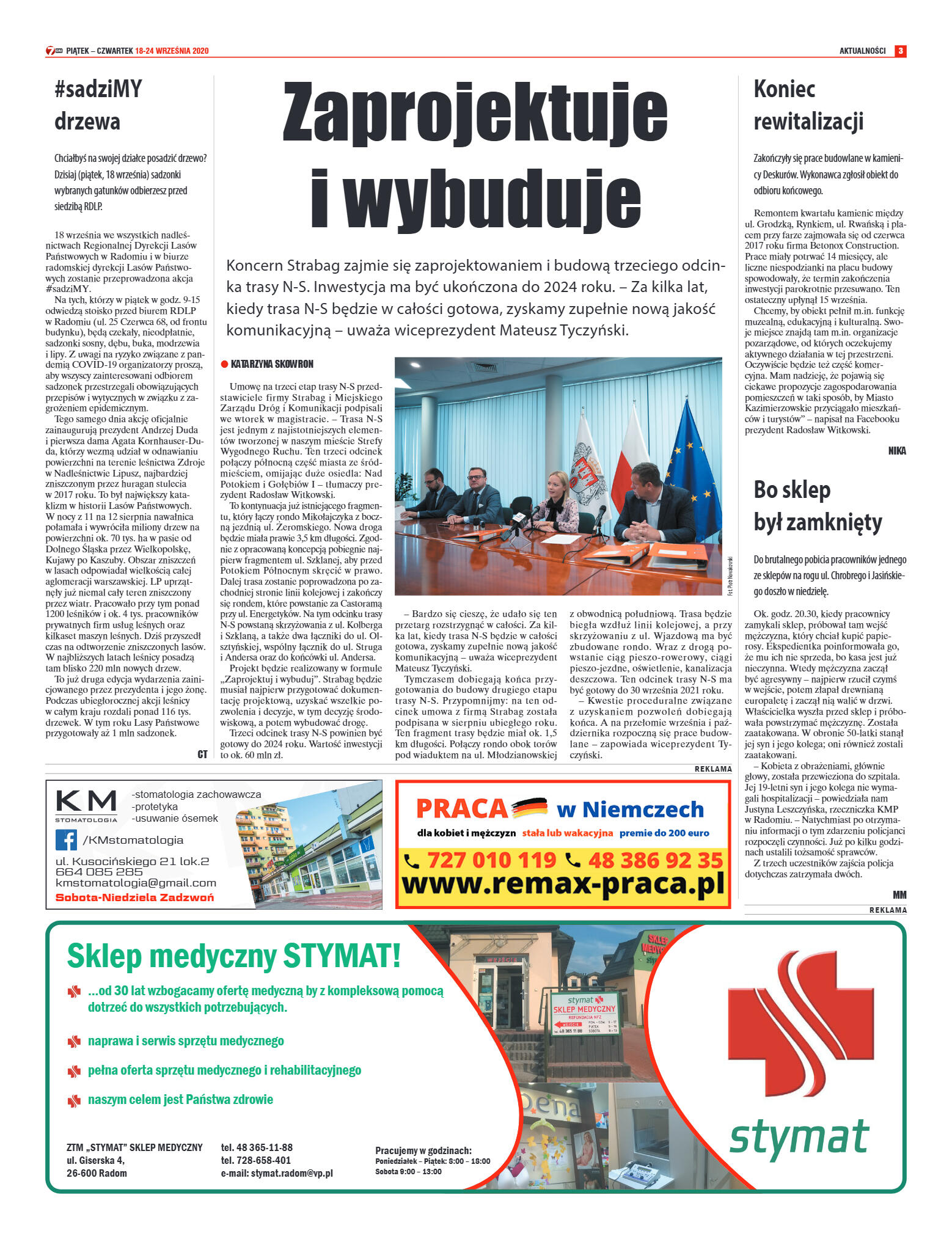 Tygodnik „7 Dni” nr 737 z 18.09.2020 - strona 3