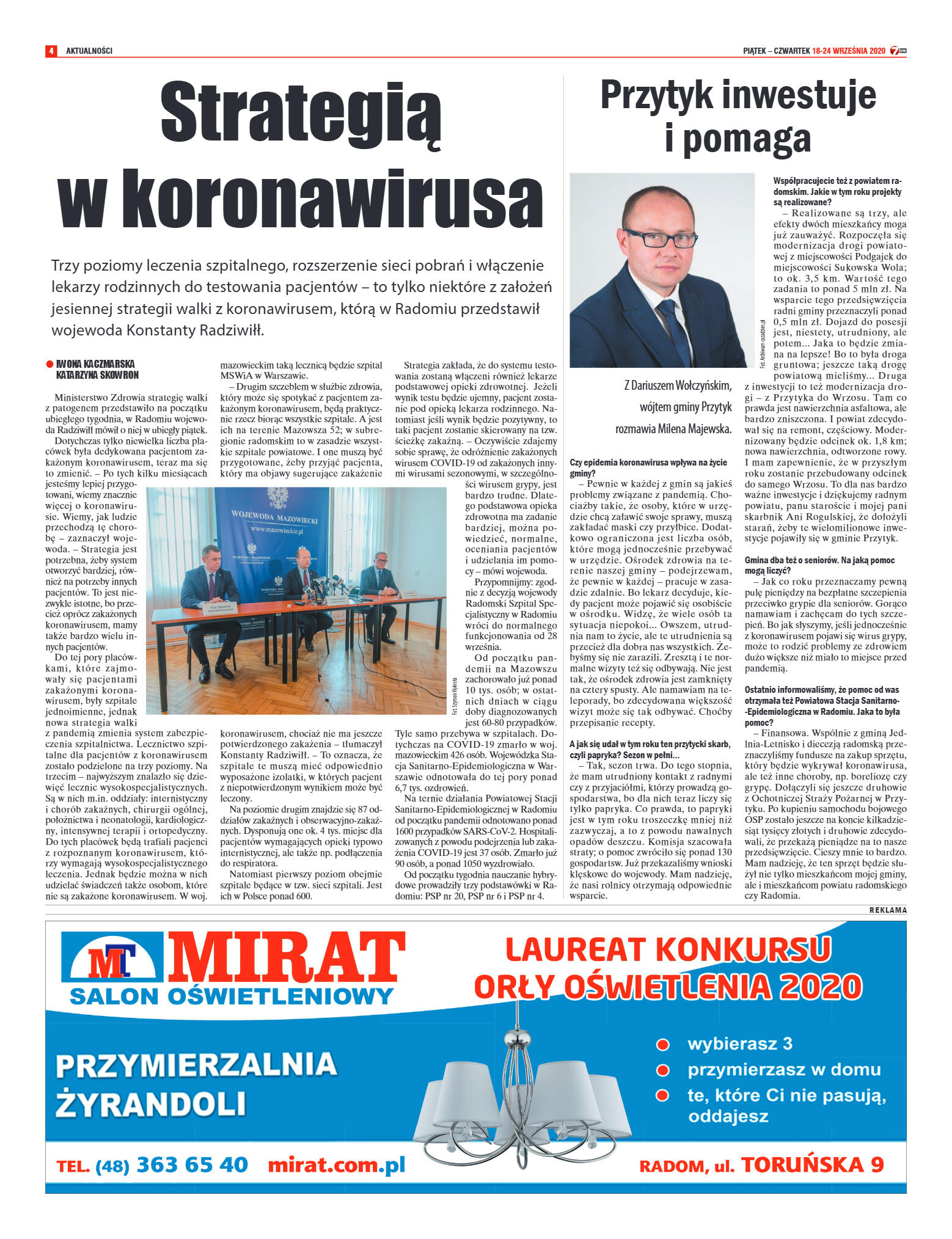 Tygodnik „7 Dni” nr 737 z 18.09.2020 - strona 4