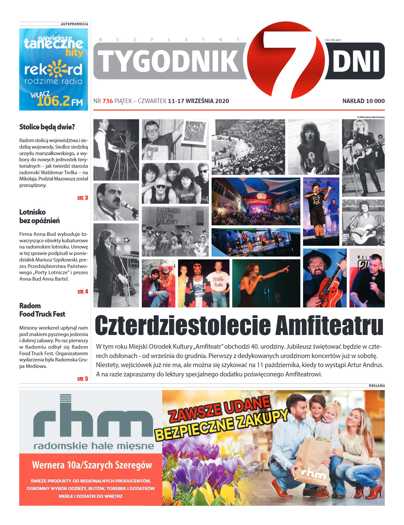 Tygodnik "7 Dni" nr 736 z 11.09.2020 - strona 1