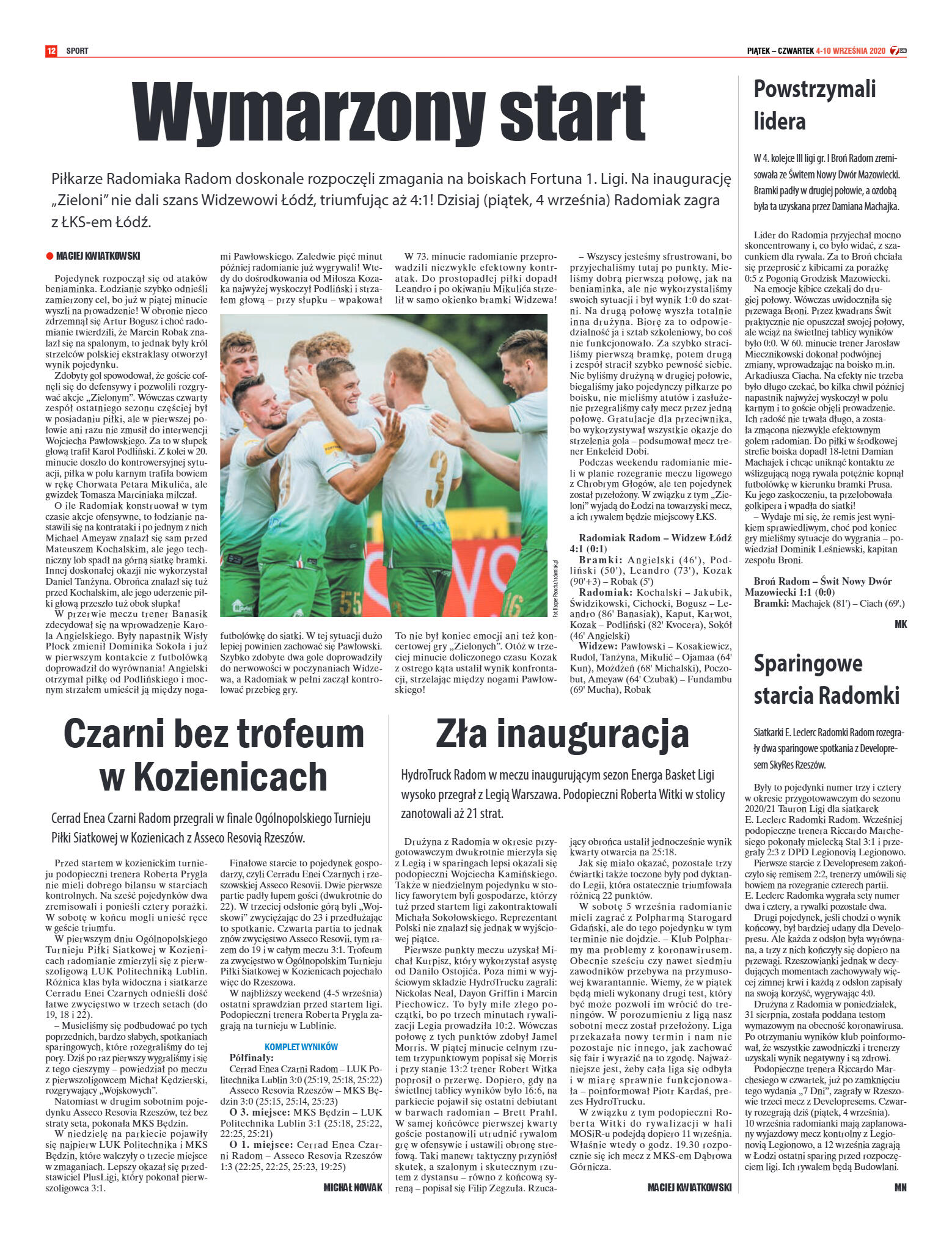 Tygodnik "7 Dni" nr 735 z 4.09.2020 - strona 12