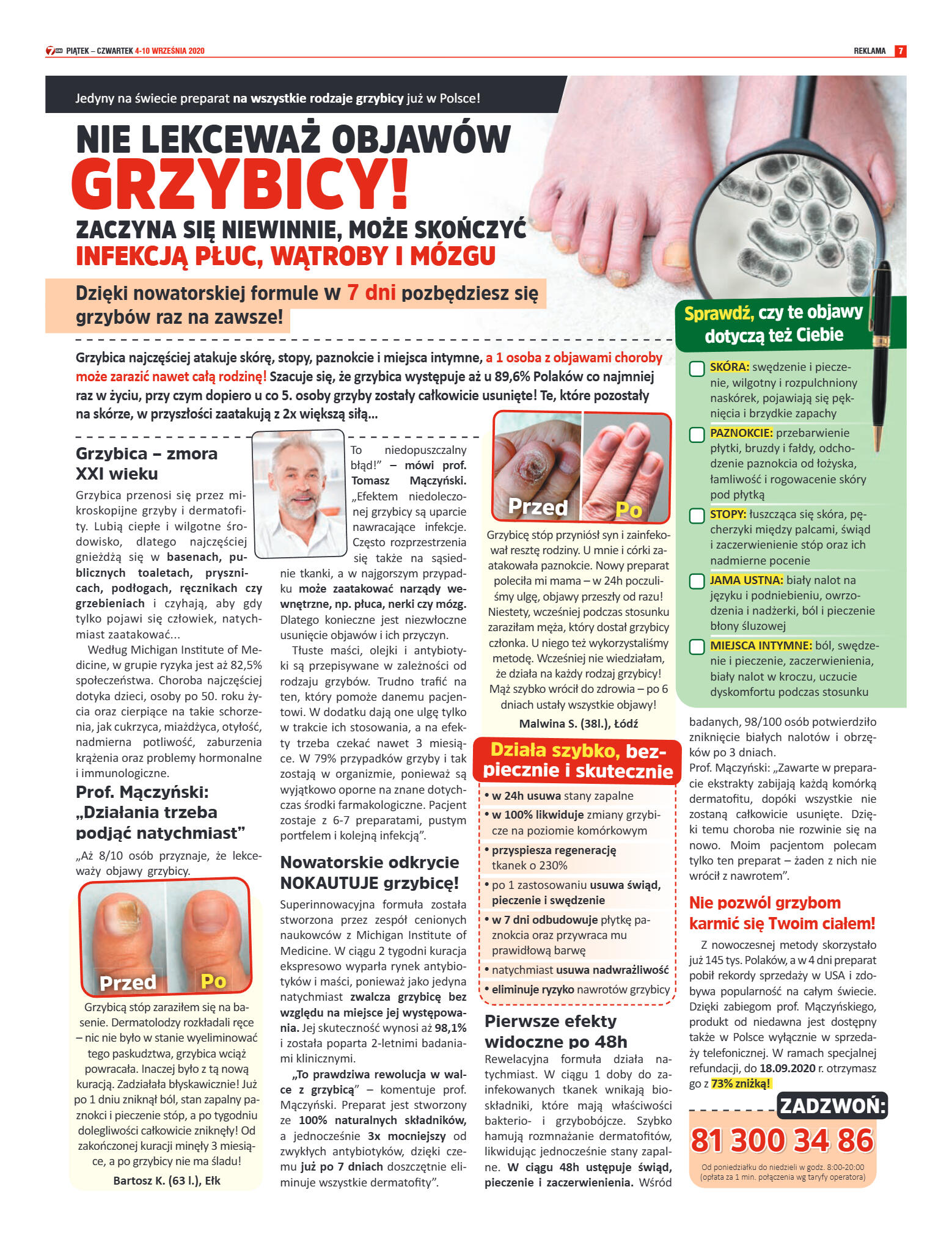 Tygodnik "7 Dni" nr 735 z 4.09.2020 - strona 7