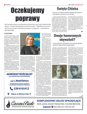 Tygodnik "7 Dni" nr 735 z 4.09.2020 - strona 4