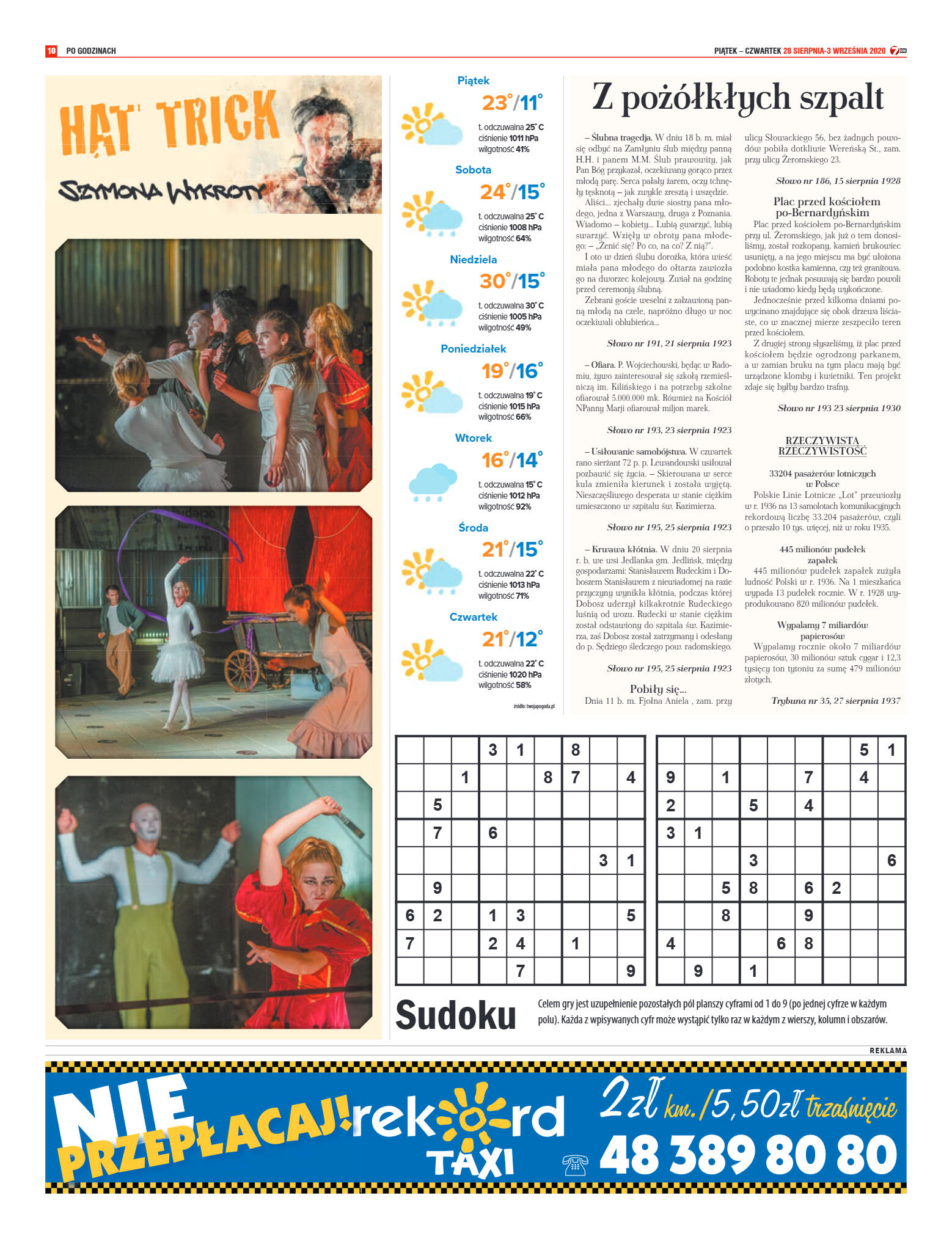 Tygodnik "7 Dni" nr 734 z 28.08.2020 - strona 10