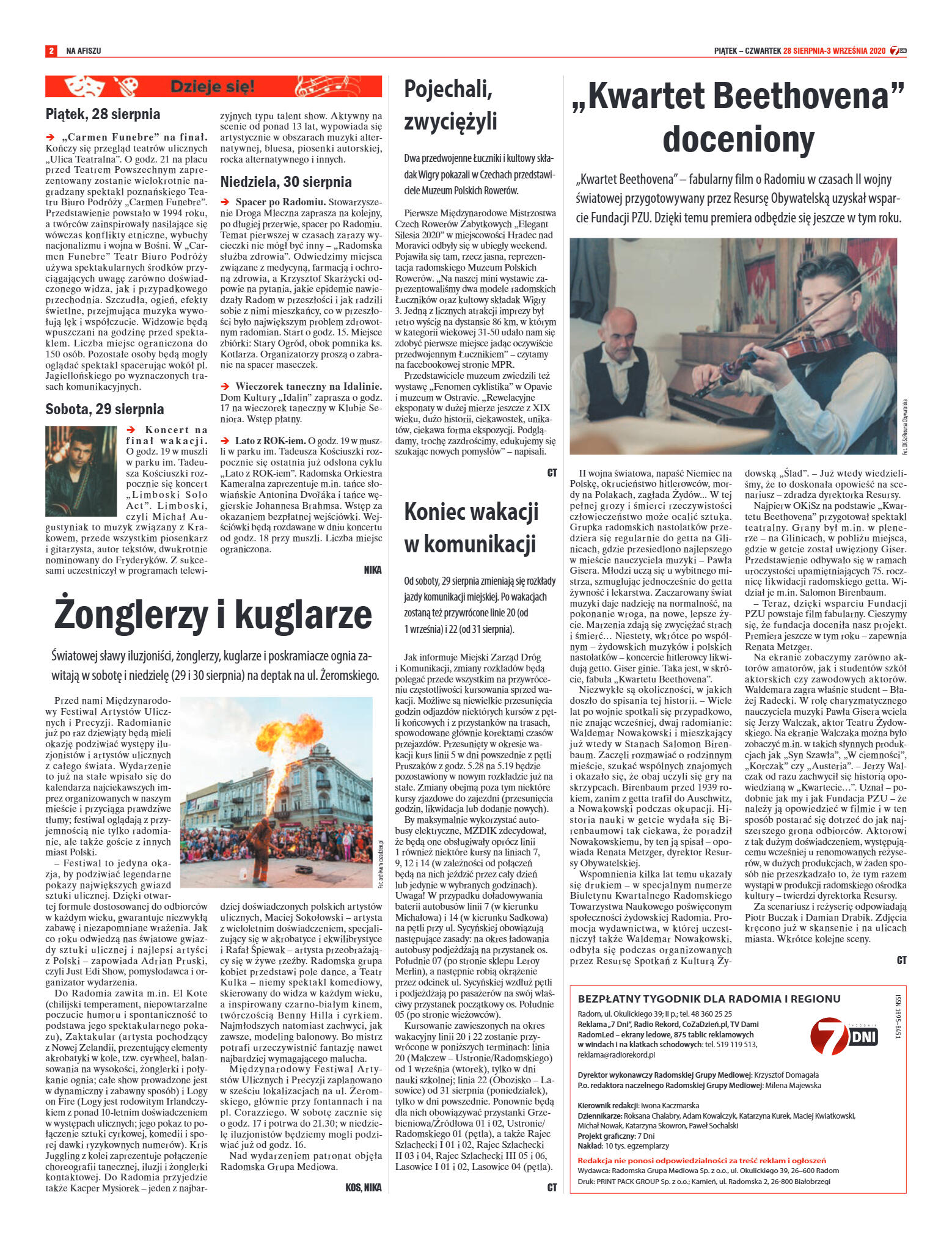 Tygodnik "7 Dni" nr 734 z 28.08.2020 - strona 2