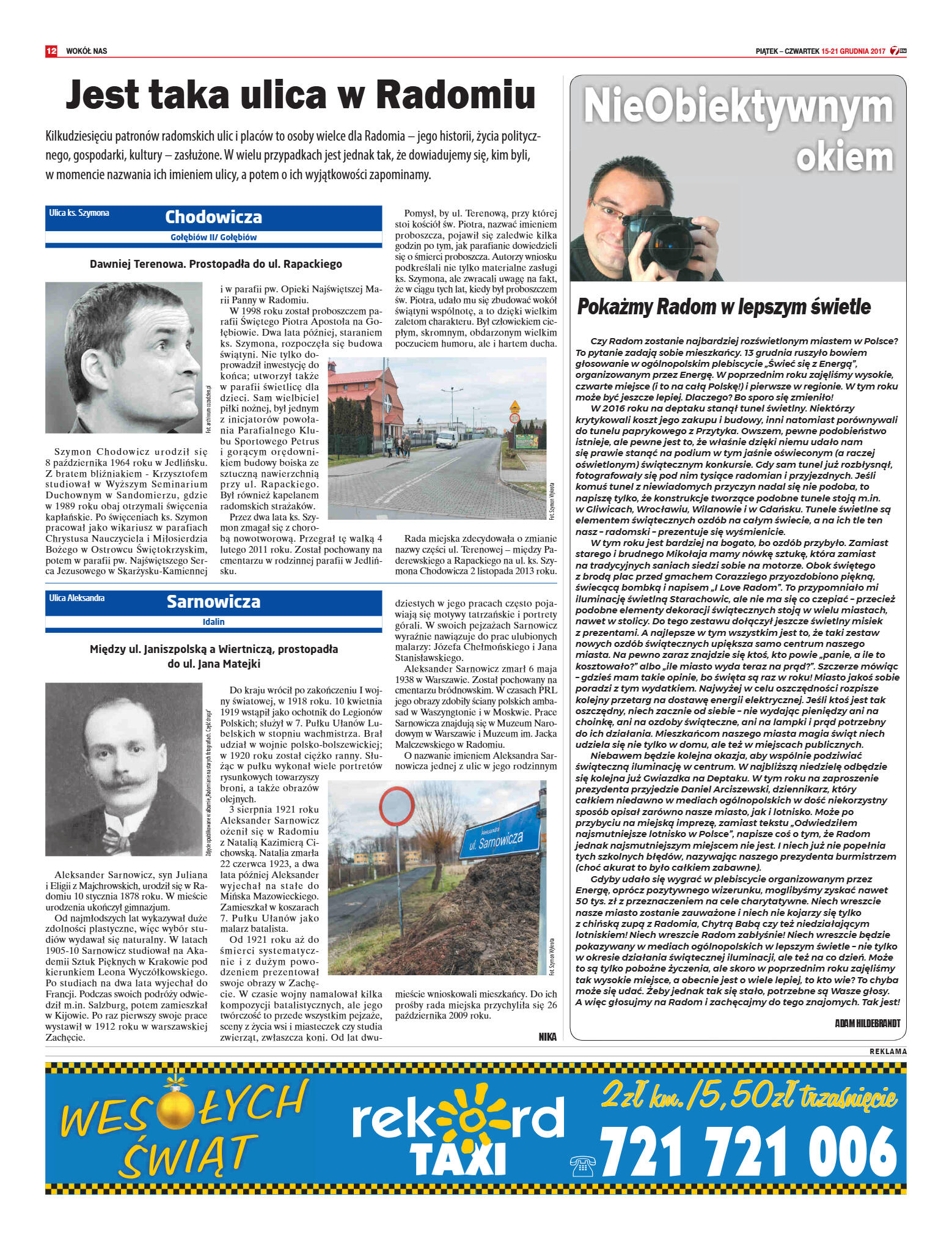 "7 Dni" nr 615 z dn. 15.12.2017 - strona 12