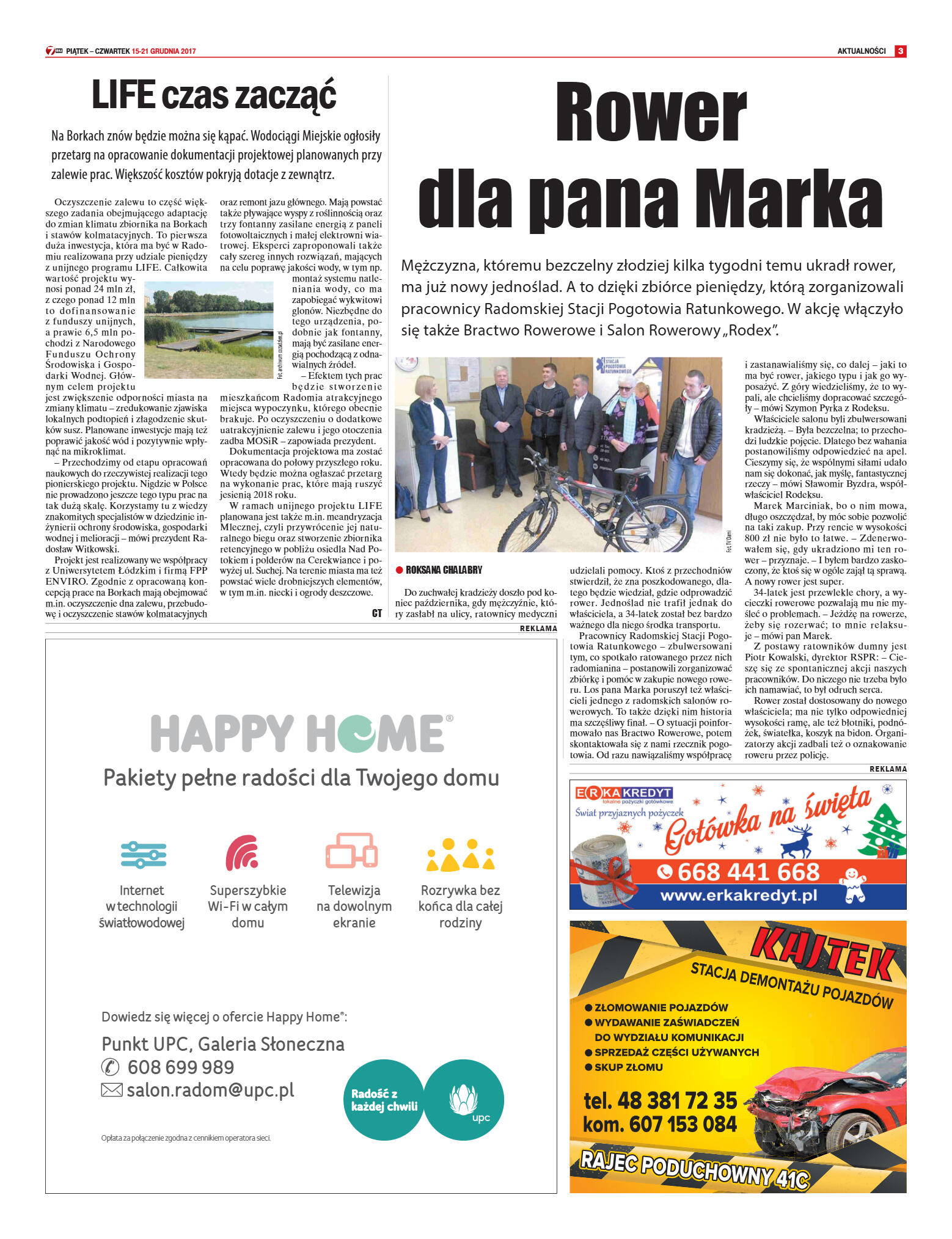 "7 Dni" nr 615 z dn. 15.12.2017 - strona 3