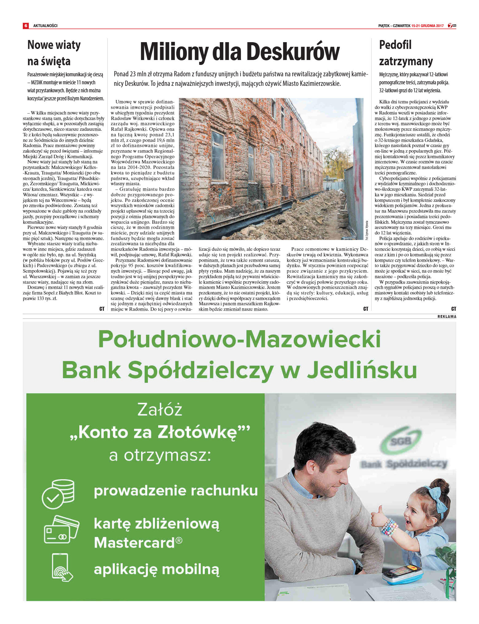 "7 Dni" nr 615 z dn. 15.12.2017 - strona 6