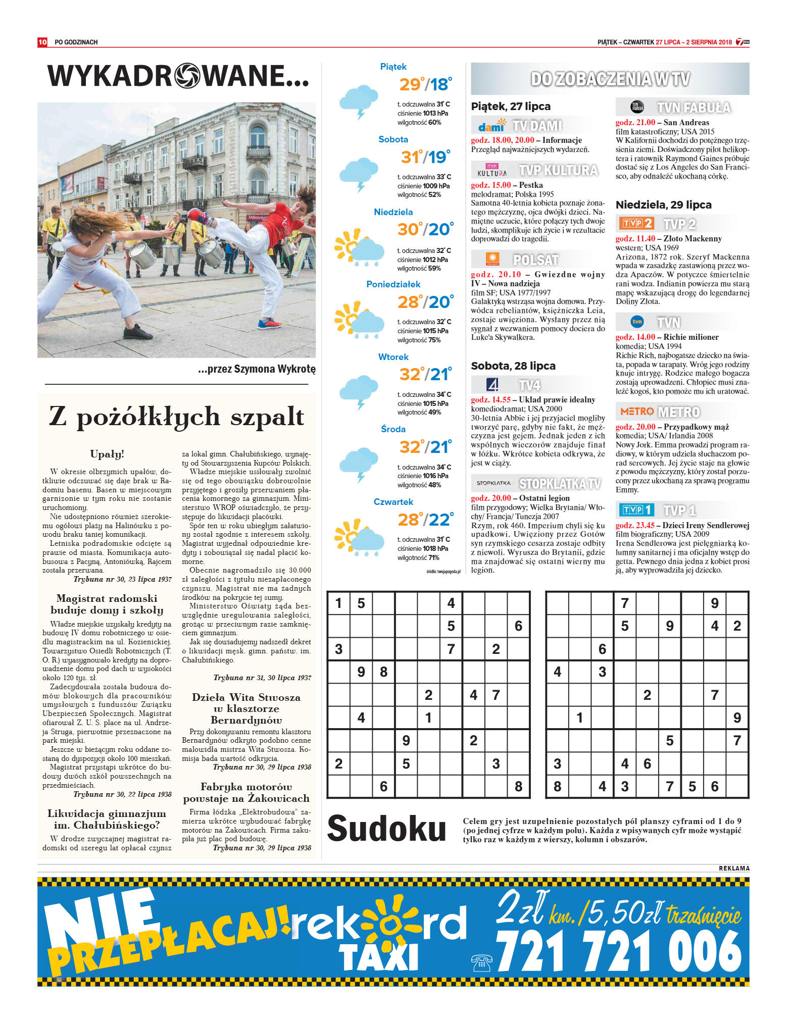 Tygodnik "7 Dni" nr 645 z 27.07.2018 - strona 10