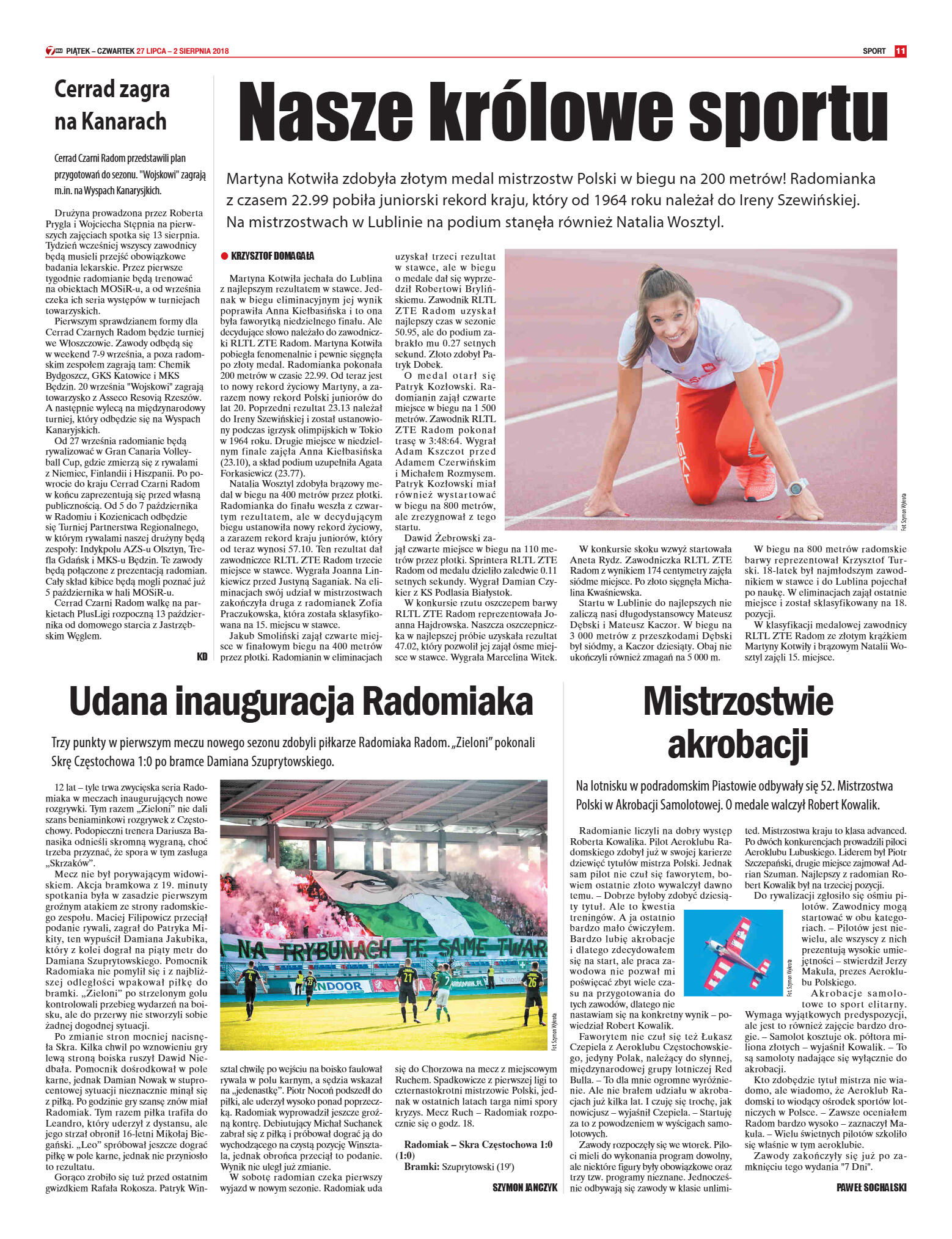 Tygodnik "7 Dni" nr 645 z 27.07.2018 - strona 11