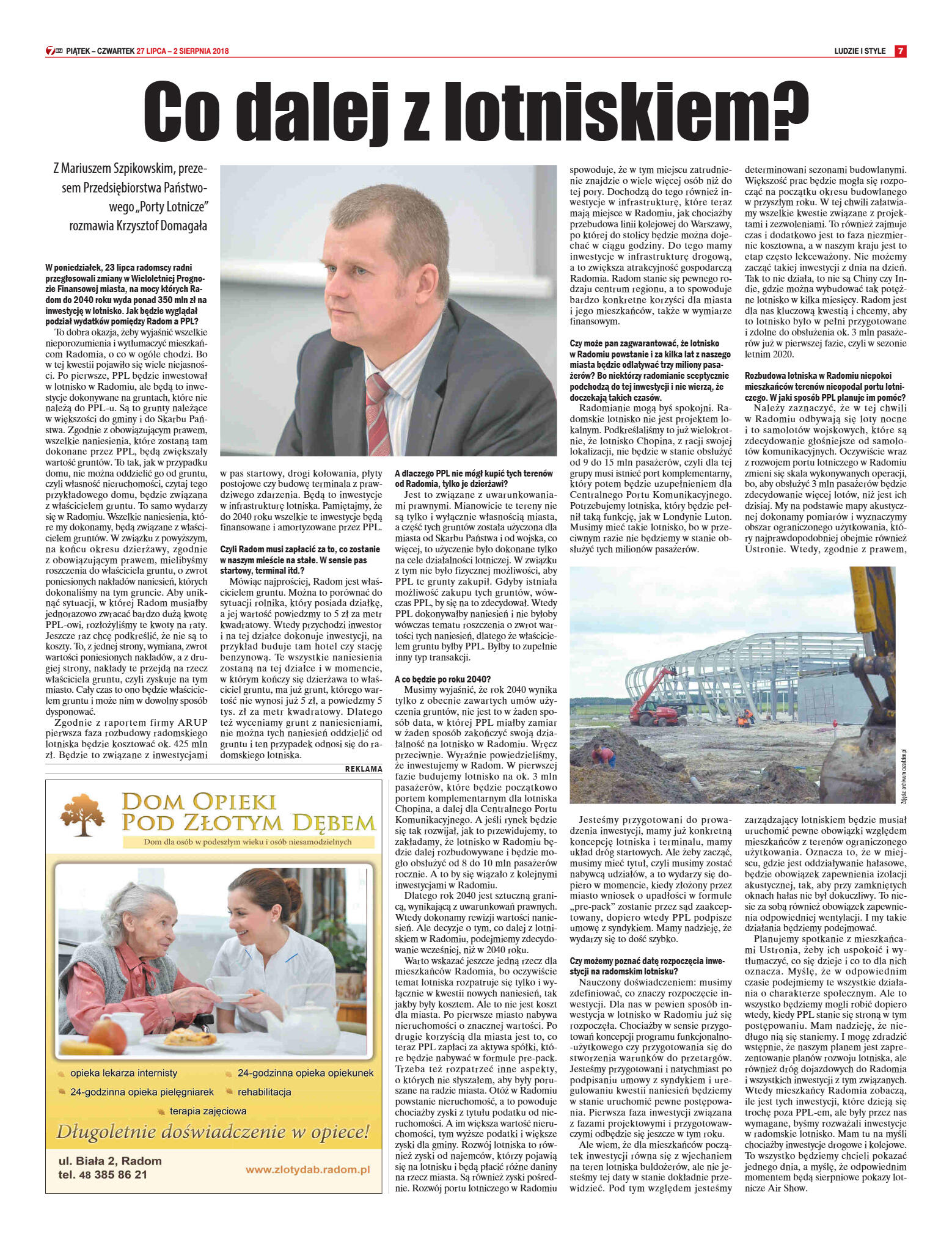 Tygodnik "7 Dni" nr 645 z 27.07.2018 - strona 7