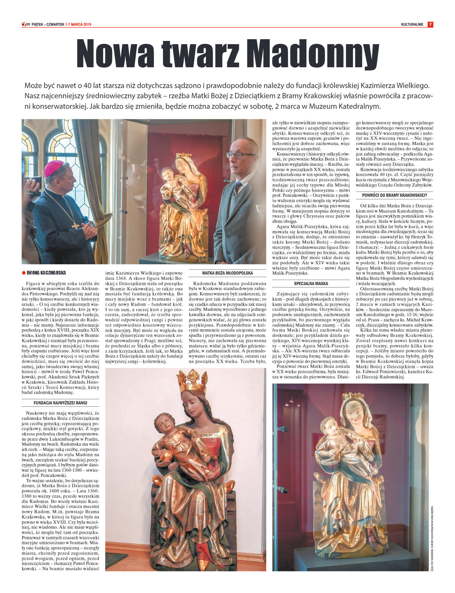 Tygodnik "7 Dni" nr 674 z 01.03.2019 - strona 7