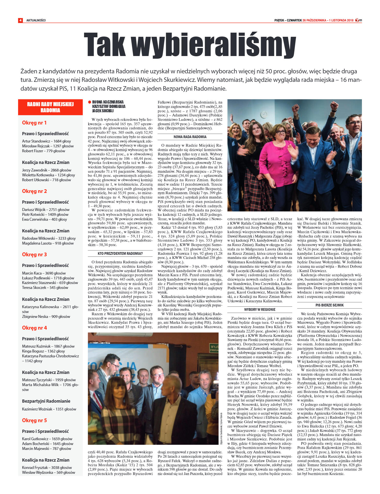 Tygodnik "7 Dni" nr 658 z 26.10.2018 - strona 4