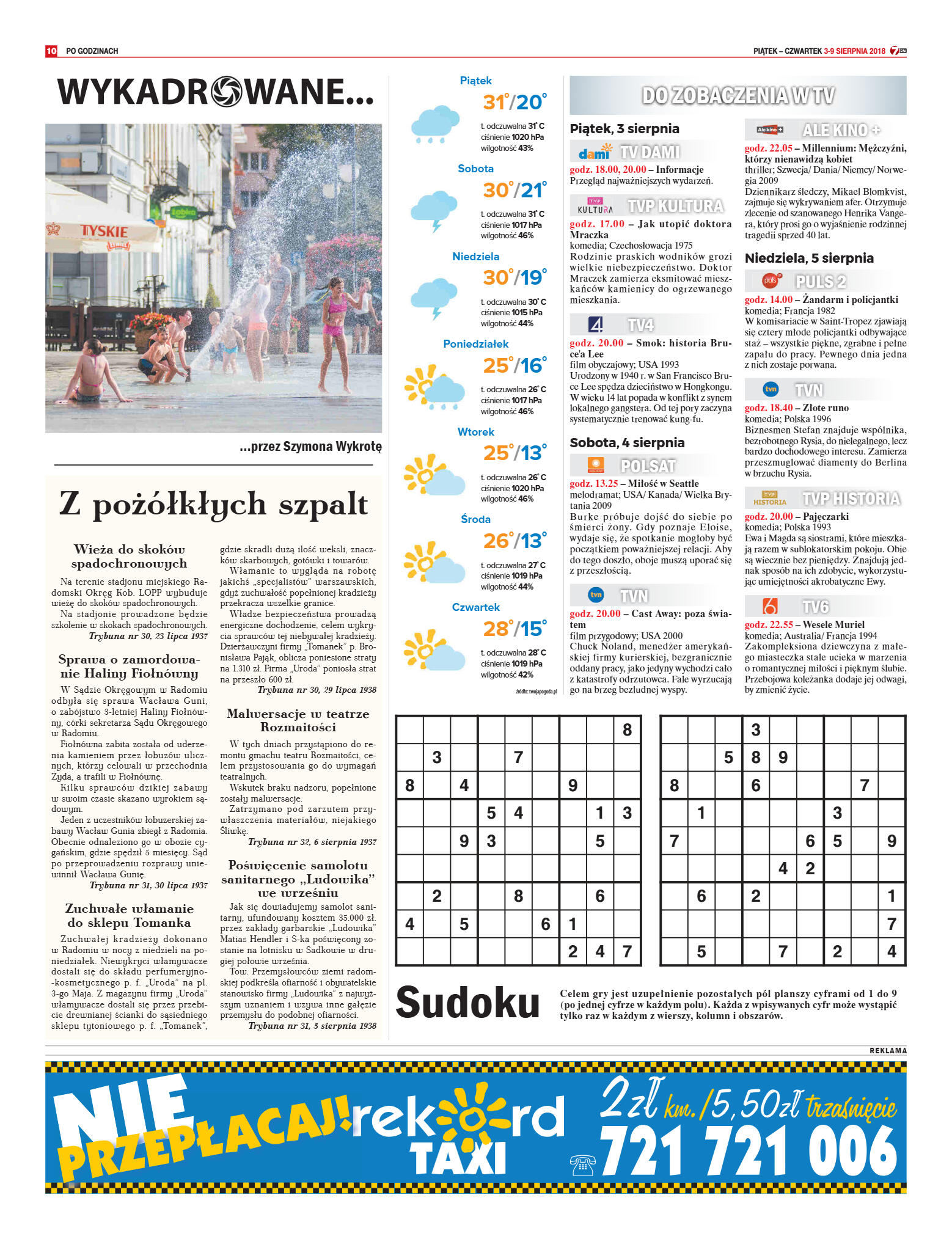Tygodnik "7 Dni" nr 646 z 03.08.2018 - strona 10