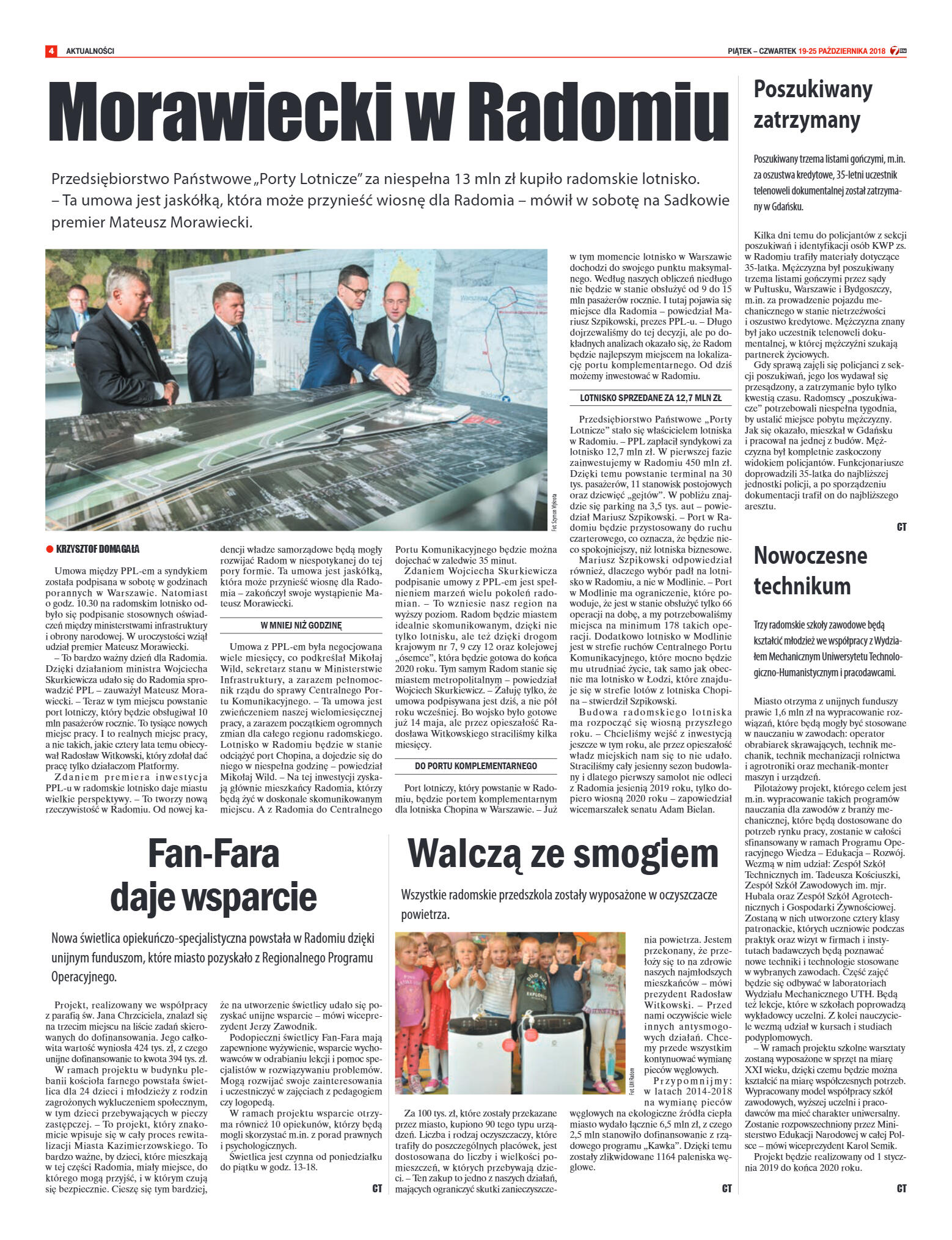 Tygodnik "7 Dni" nr 657 z 19.10.2018 - strona 4