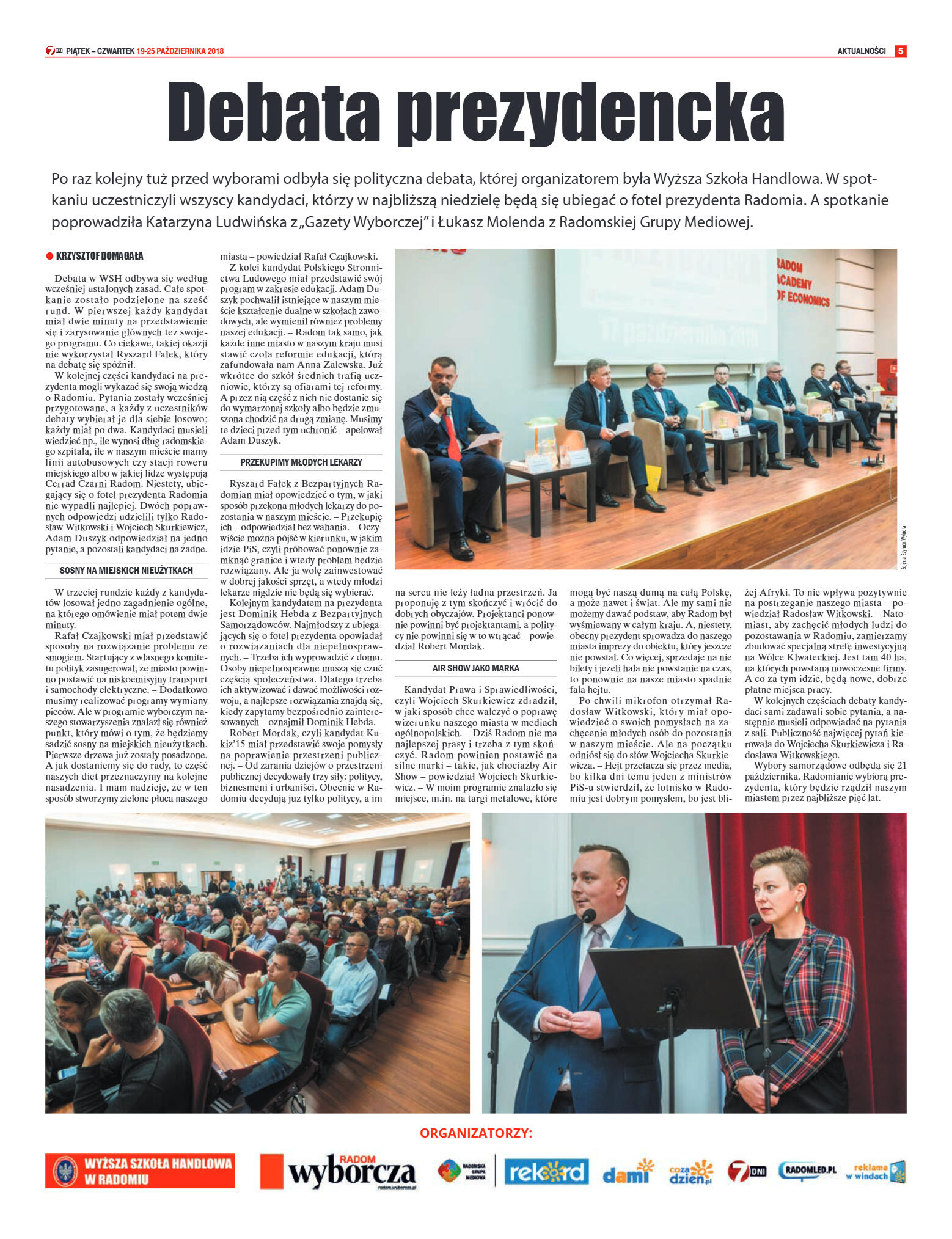 Tygodnik "7 Dni" nr 657 z 19.10.2018 - strona 5