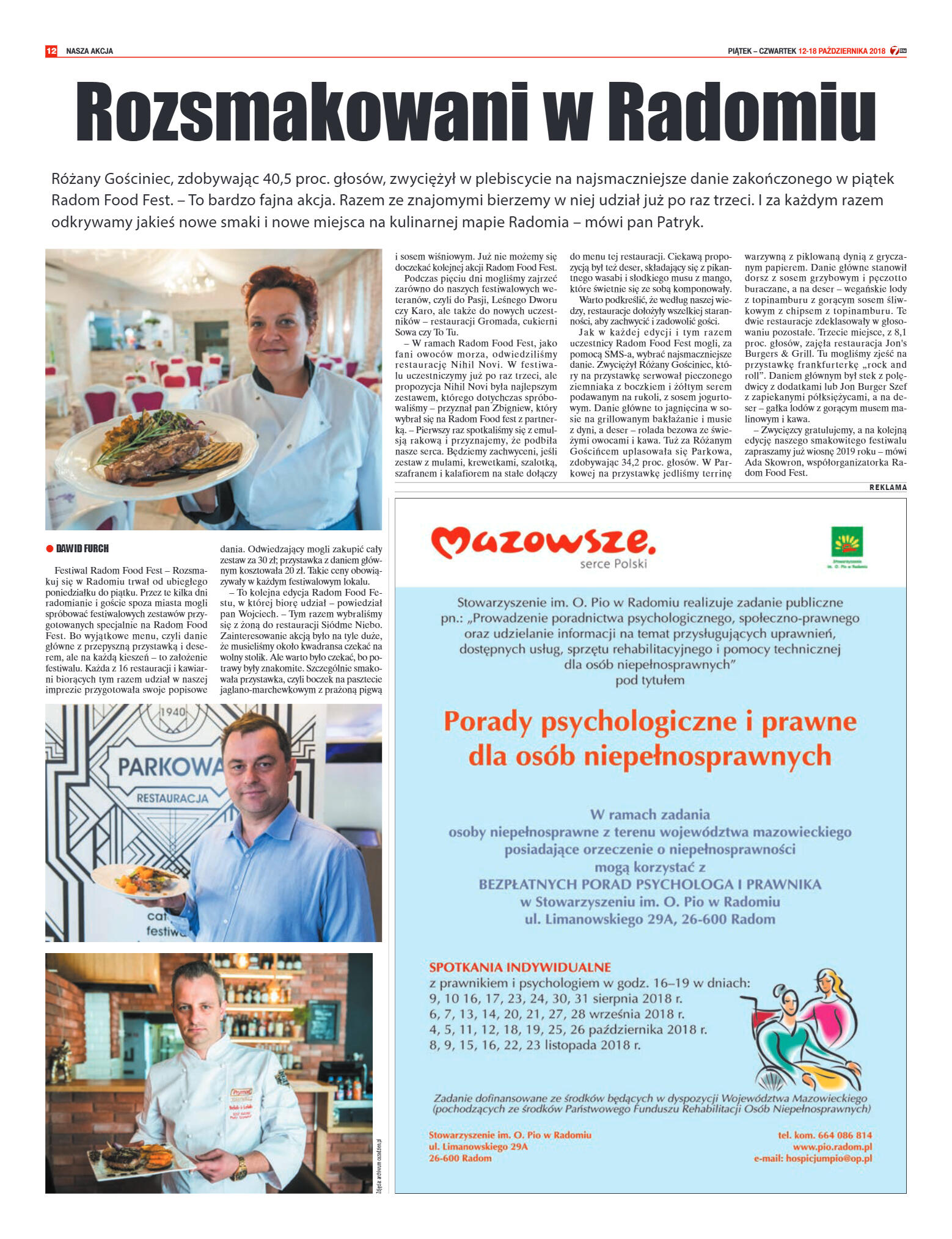 Tygodnik "7 Dni" nr 656 z 12.10.2018 - strona 12