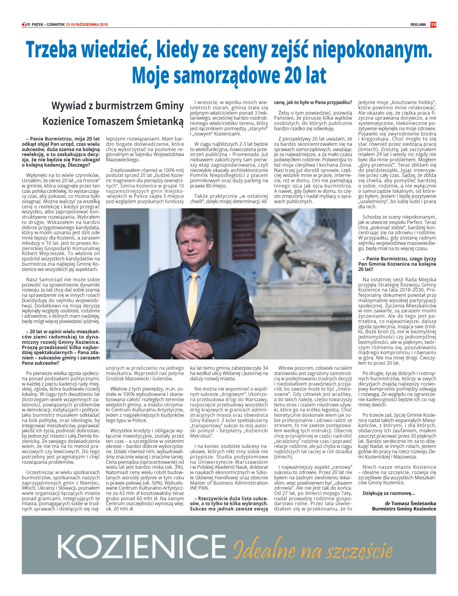 Tygodnik "7 Dni" nr 656 z 12.10.2018 - strona 13