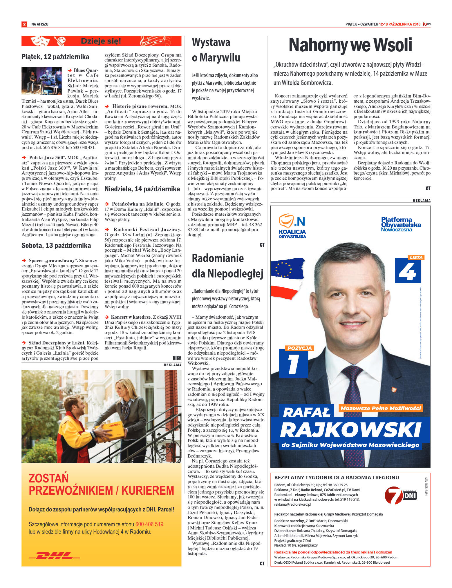 Tygodnik "7 Dni" nr 656 z 12.10.2018 - strona 2