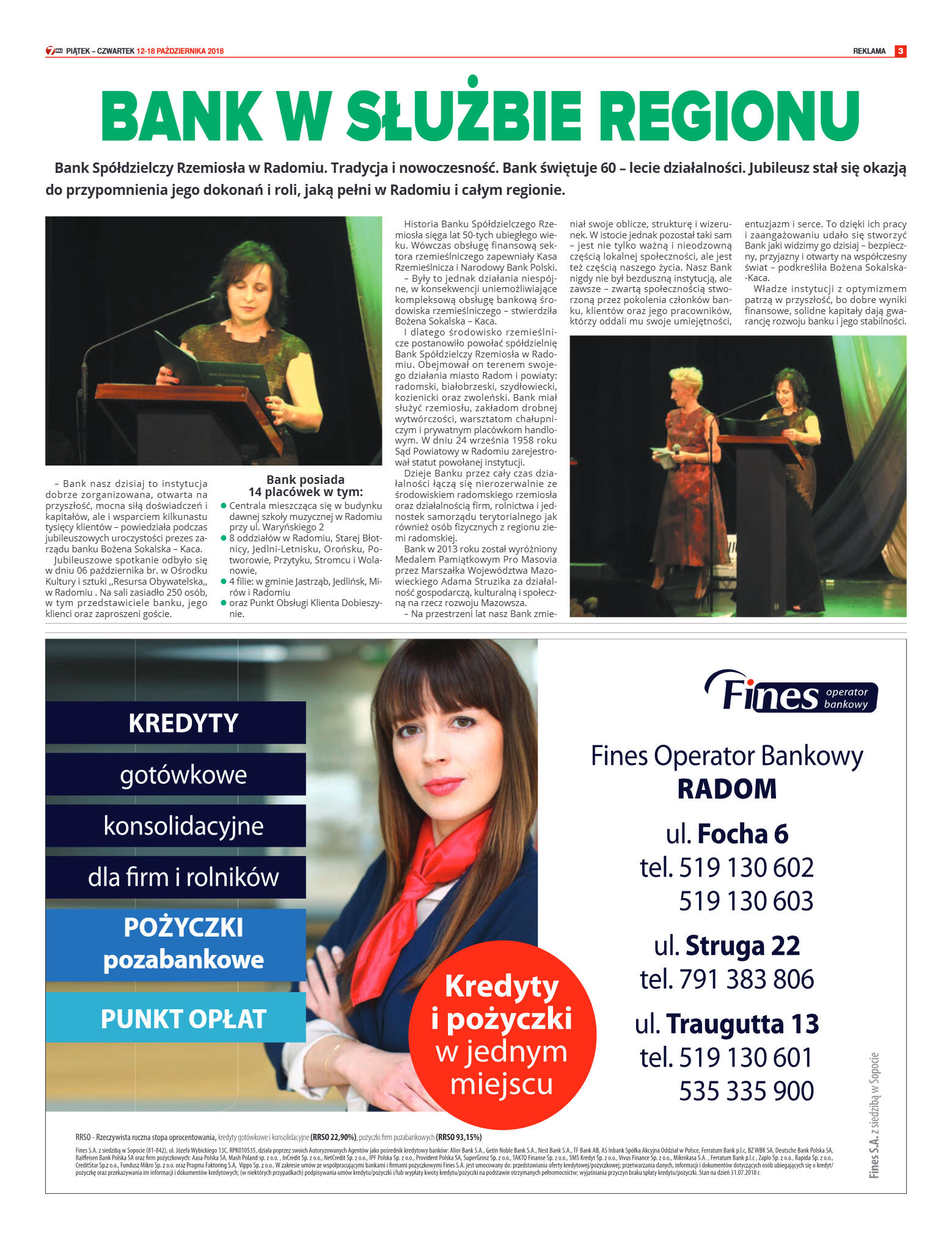 Tygodnik "7 Dni" nr 656 z 12.10.2018 - strona 3