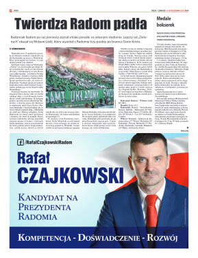 Tygodnik "7 Dni" nr 656 z 12.10.2018 - strona 20