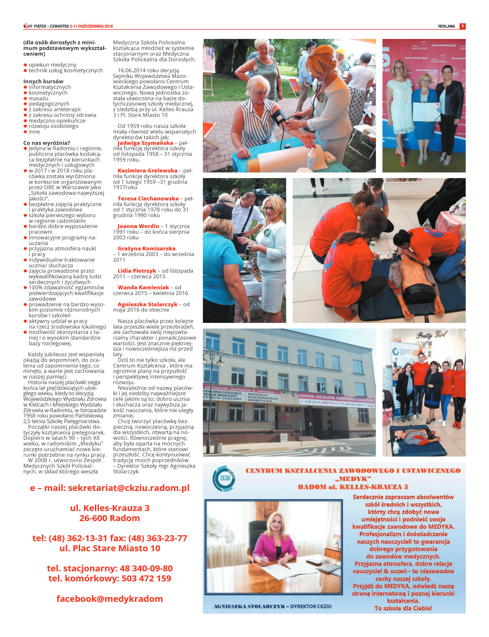 Tygodnik "7 Dni" nr 655 z 05.10.2018 - strona 7