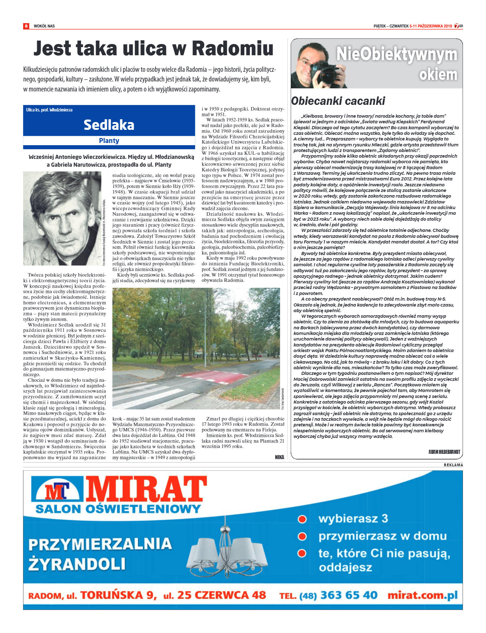 Tygodnik "7 Dni" nr 655 z 05.10.2018 - strona 8