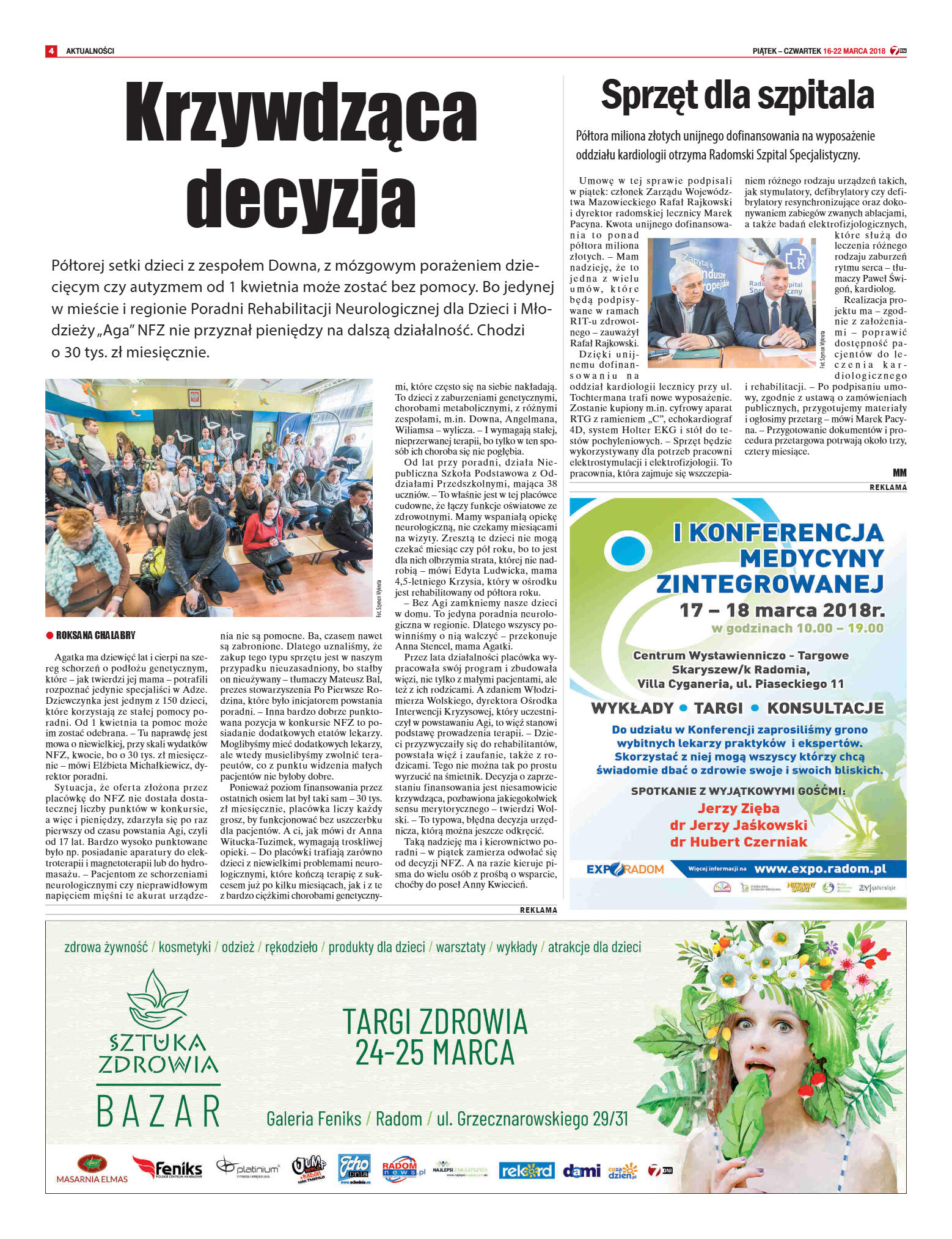 Tygodnik "7 Dni" nr 627 z dn. 16.03.2018 - strona 4