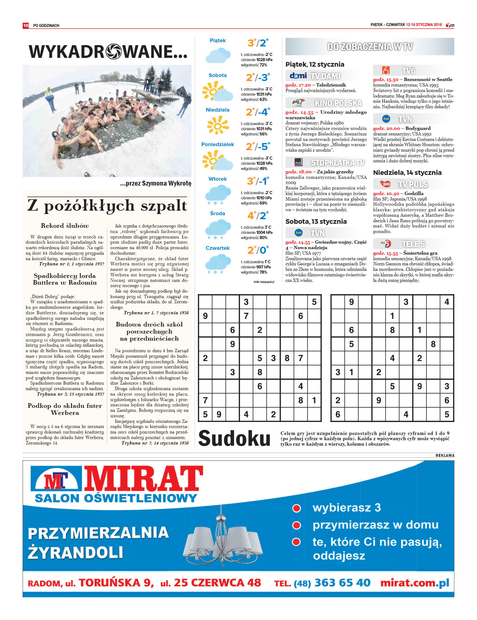 Tygodnik "7 Dni" nr 618 z dn. 12.01.2018 - pobierz - strona 10