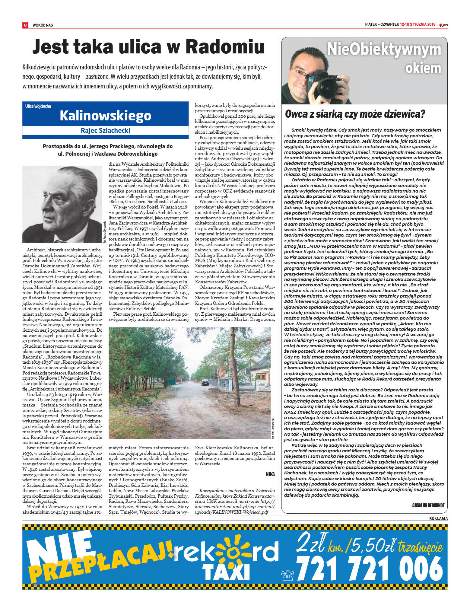 Tygodnik "7 Dni" nr 618 z dn. 12.01.2018 - pobierz - strona 8