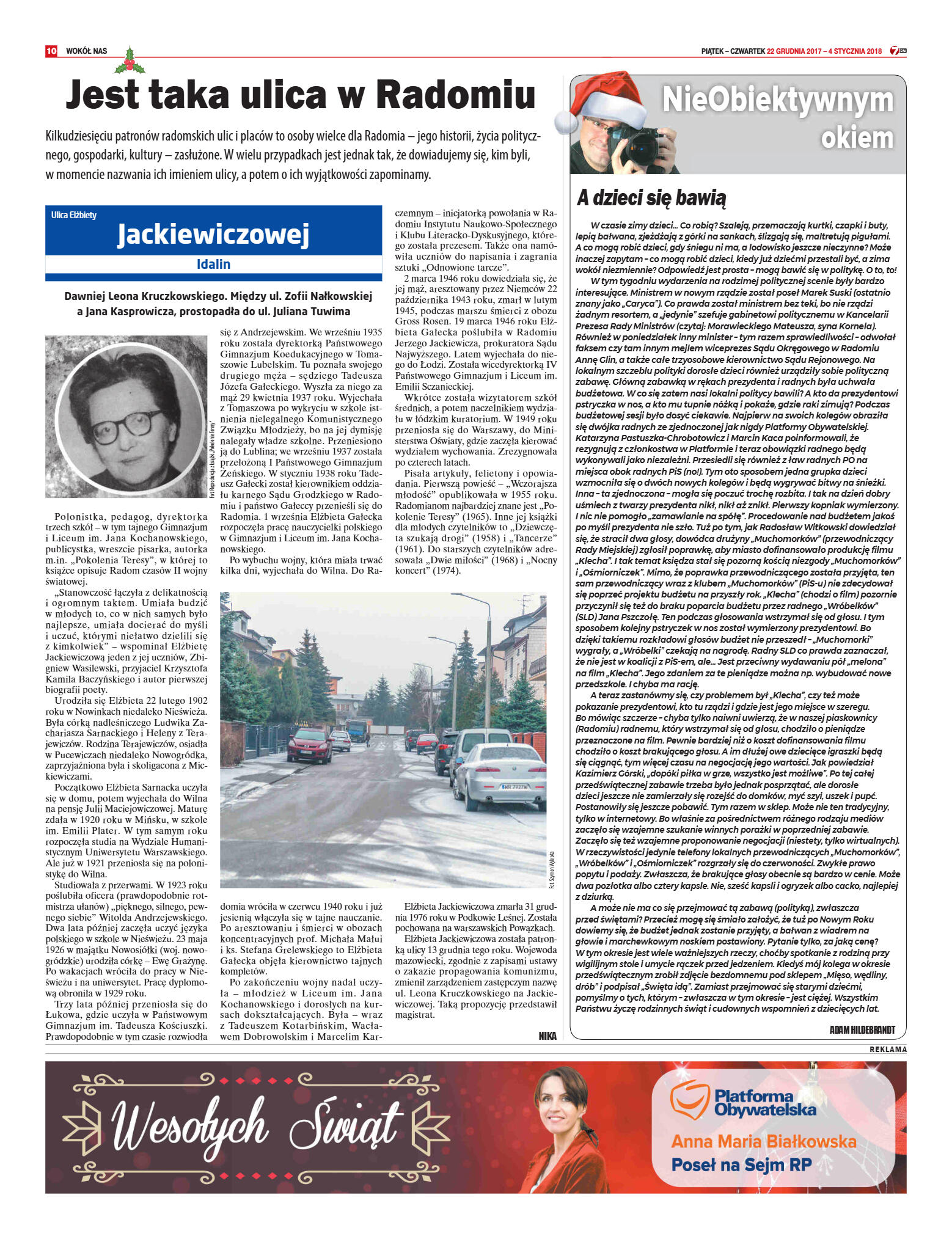 Tygodnik "7 Dni" nr 616 z dn. 22.12.2017 - strona 10