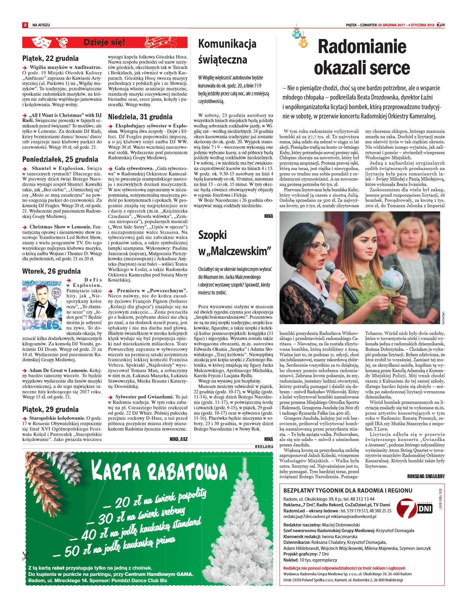 Tygodnik "7 Dni" nr 616 z dn. 22.12.2017 - strona 2