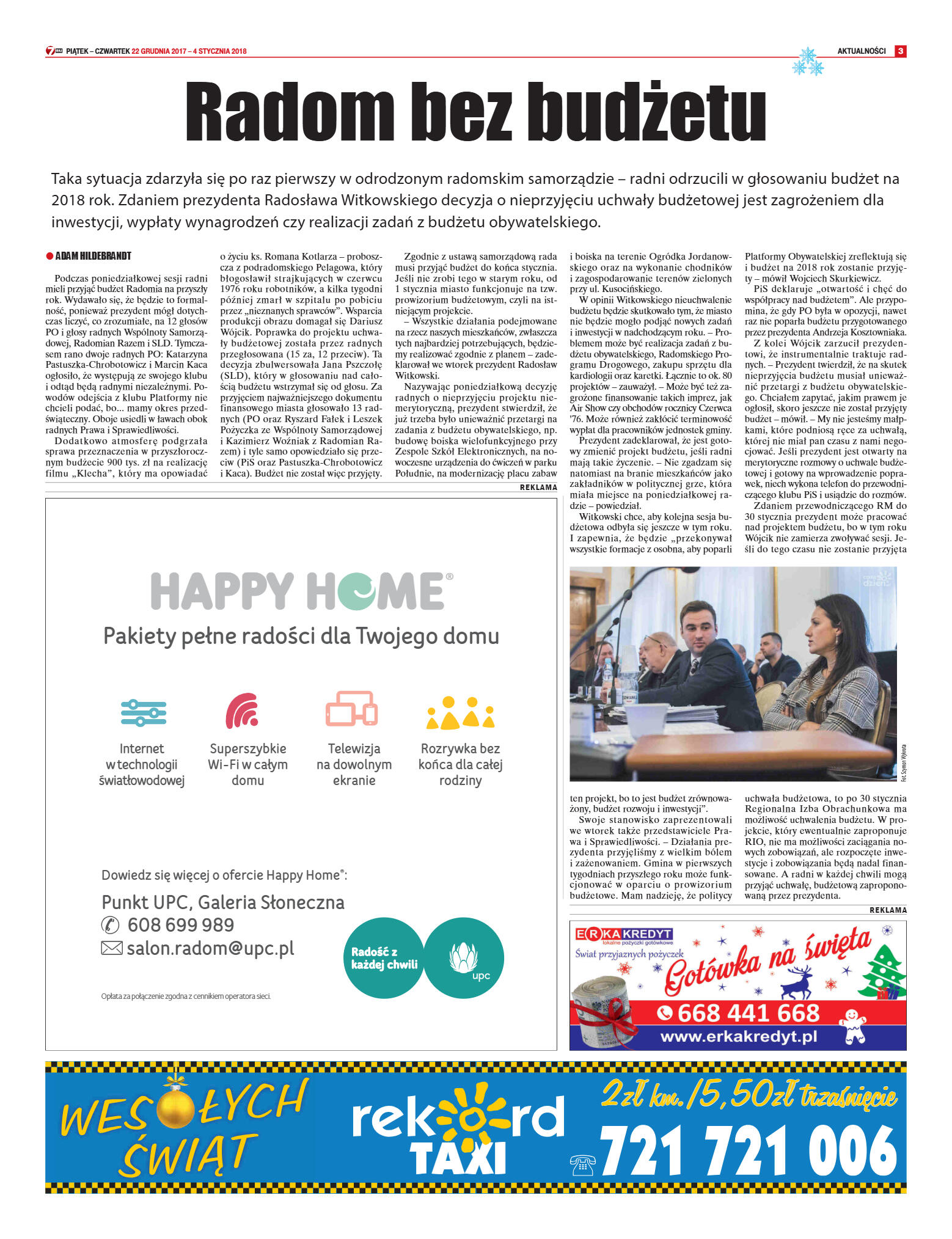 Tygodnik "7 Dni" nr 616 z dn. 22.12.2017 - strona 3