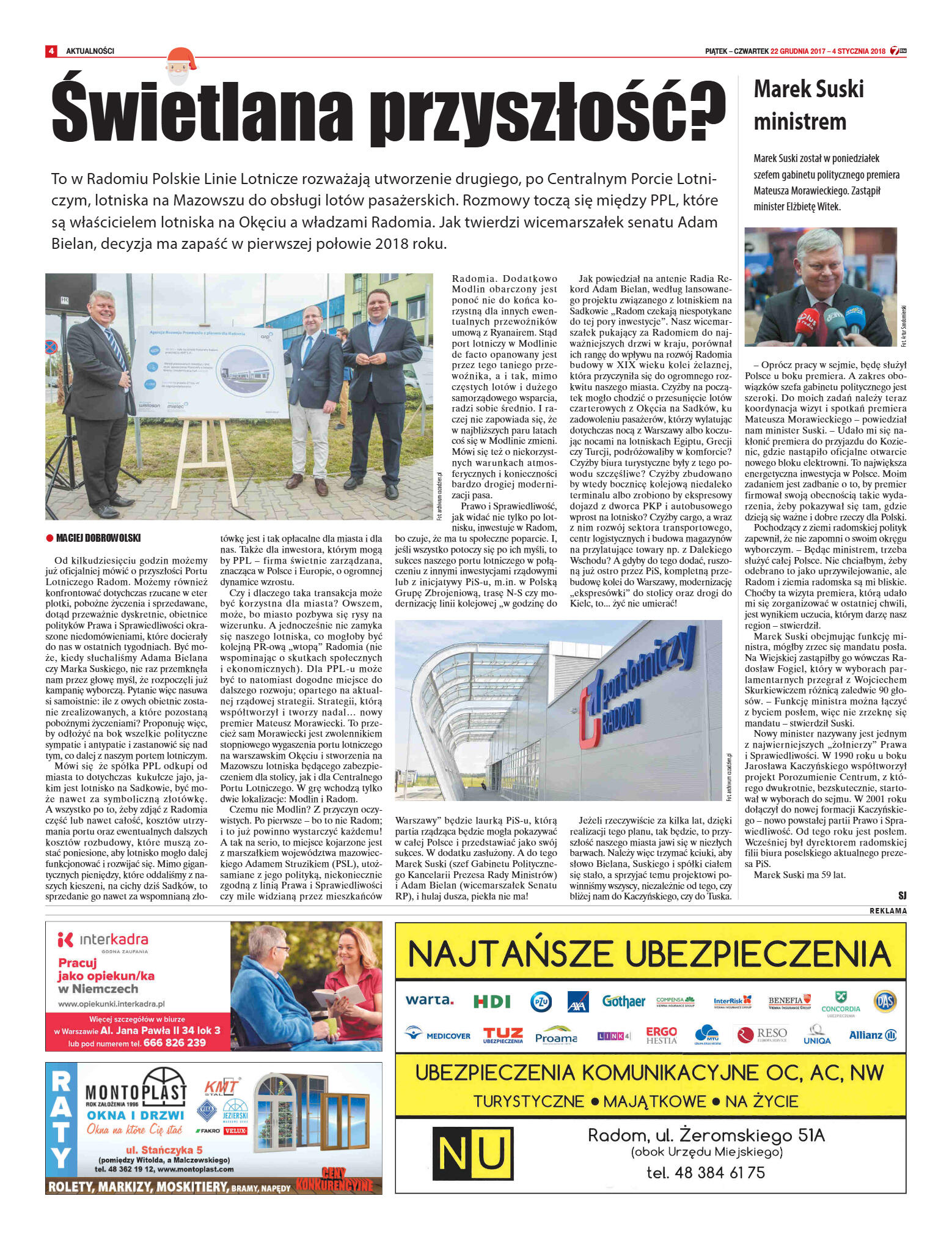Tygodnik "7 Dni" nr 616 z dn. 22.12.2017 - strona 4