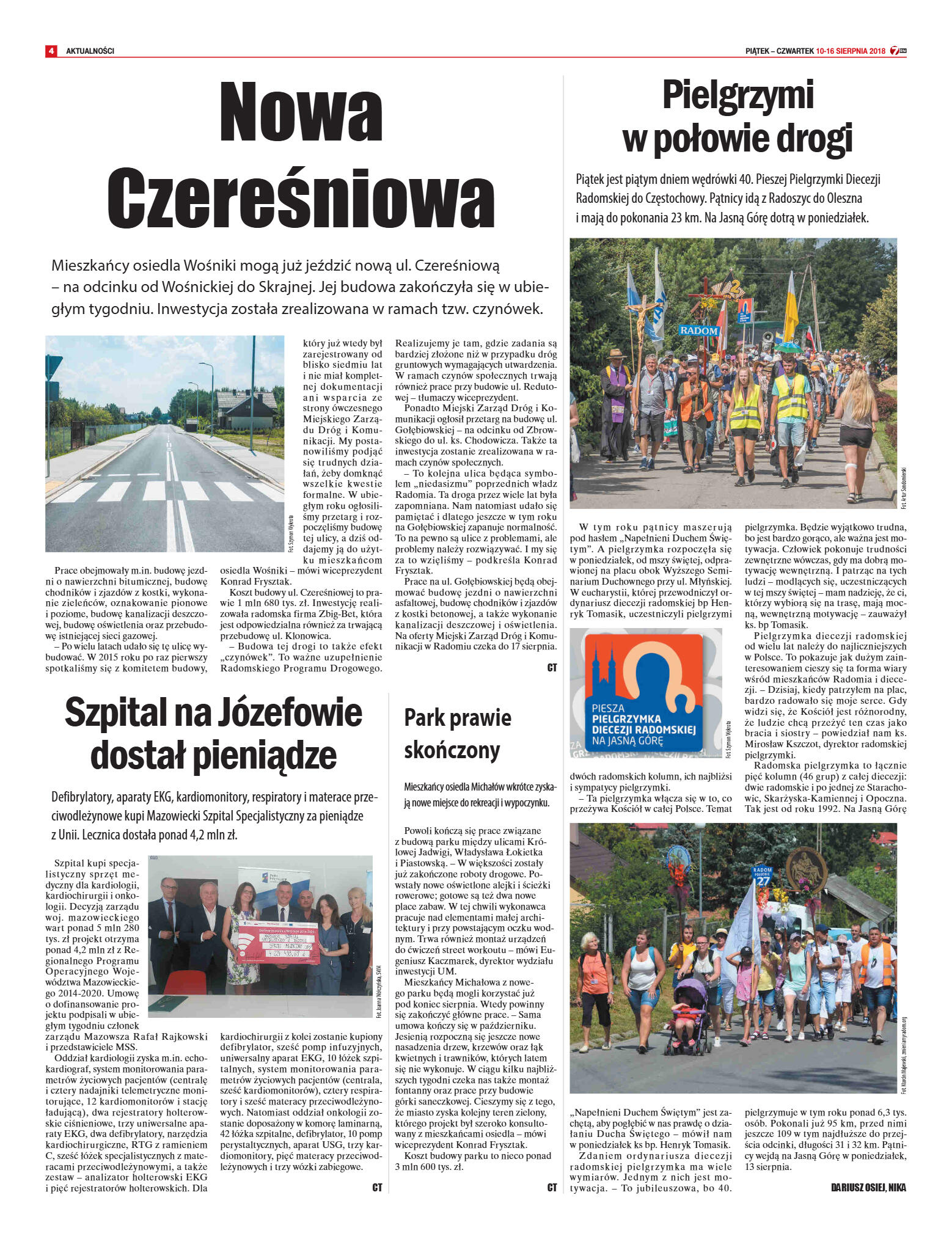 Tygodnik "7 Dni" nr 647 z 10.08.2018 - strona 4