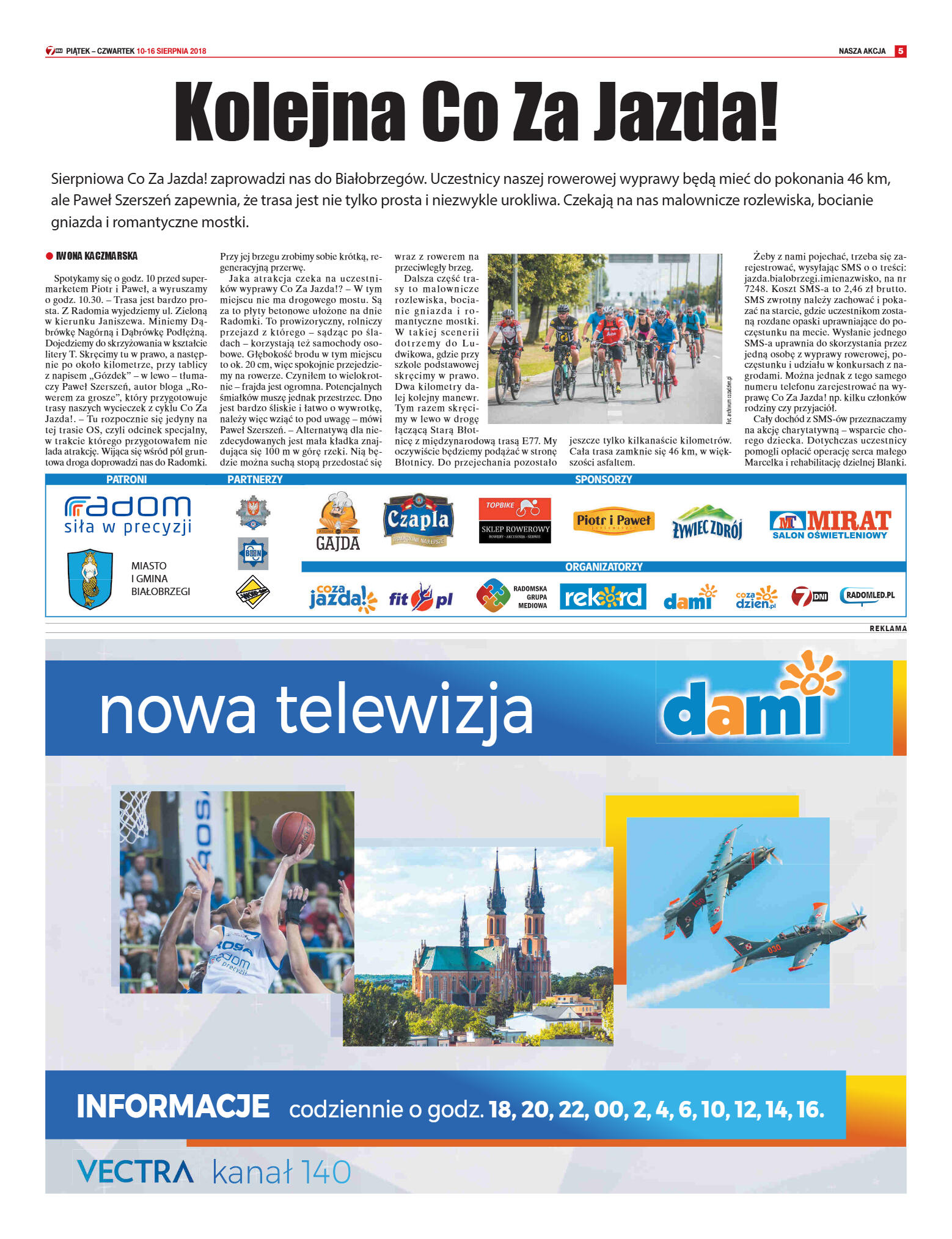 Tygodnik "7 Dni" nr 647 z 10.08.2018 - strona 5