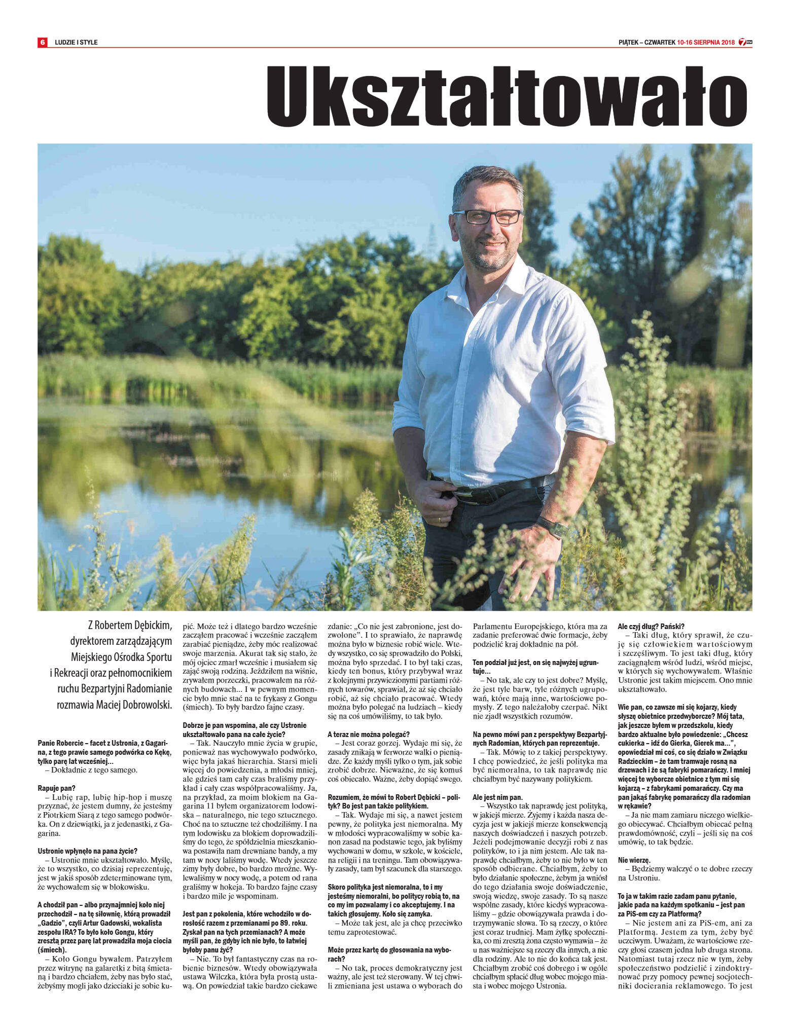 Tygodnik "7 Dni" nr 647 z 10.08.2018 - strona 6