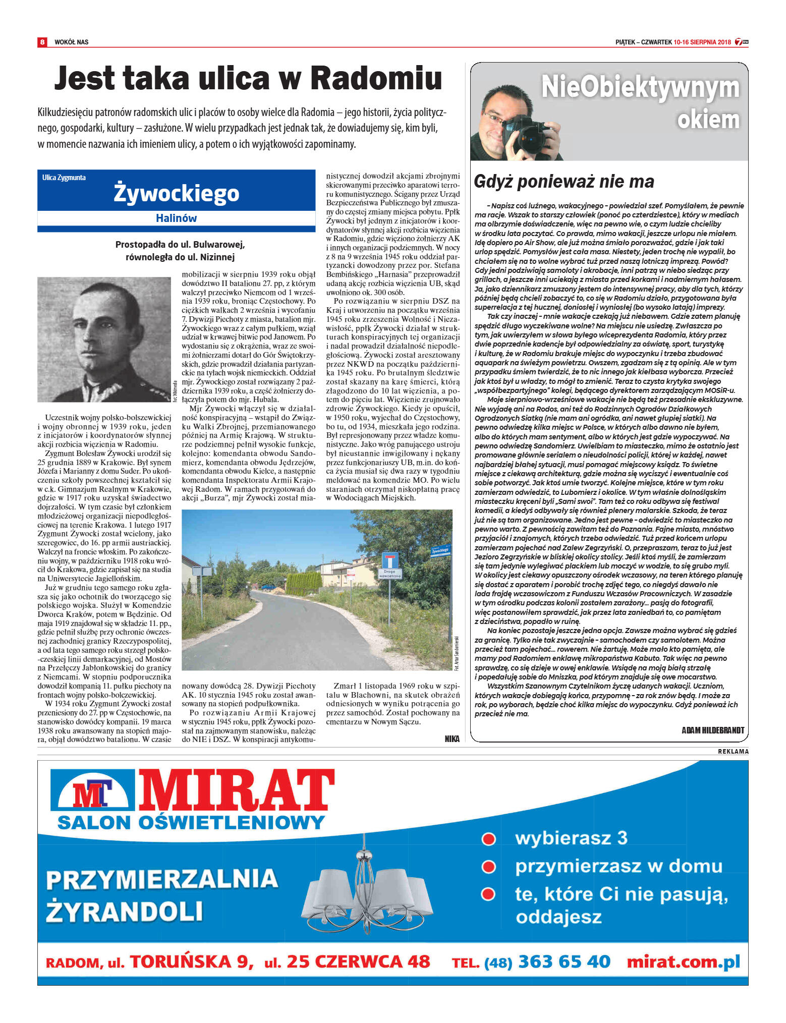 Tygodnik "7 Dni" nr 647 z 10.08.2018 - strona 8