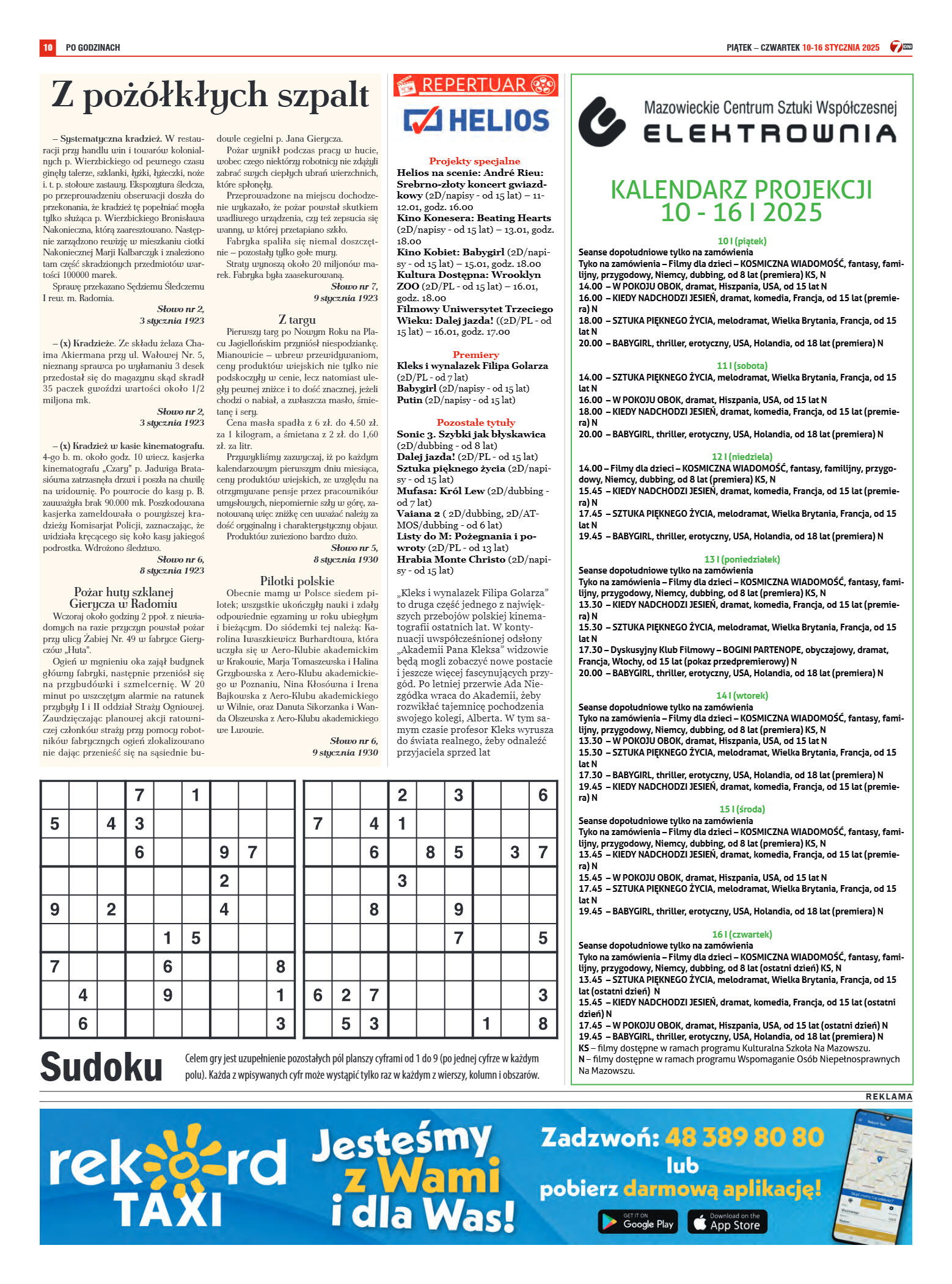 Tygodnik "7 Dni" nr 936 z dn. 10.01.2025 r. - strona 10