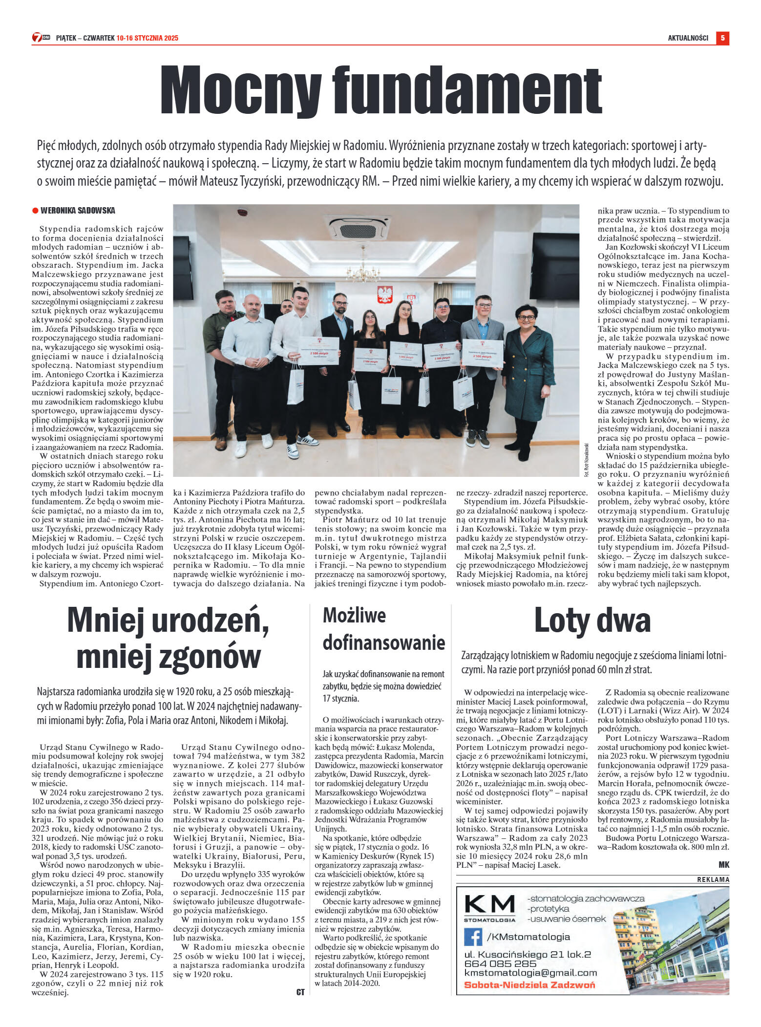 Tygodnik "7 Dni" nr 936 z dn. 10.01.2025 r. - strona 5